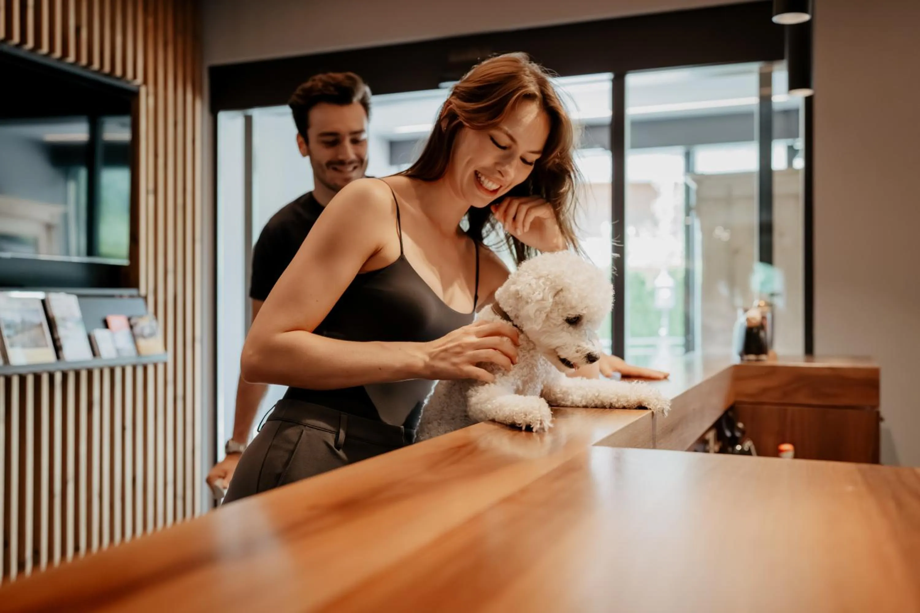 Lobby or reception in Boutique Hundehotel Bergzeit