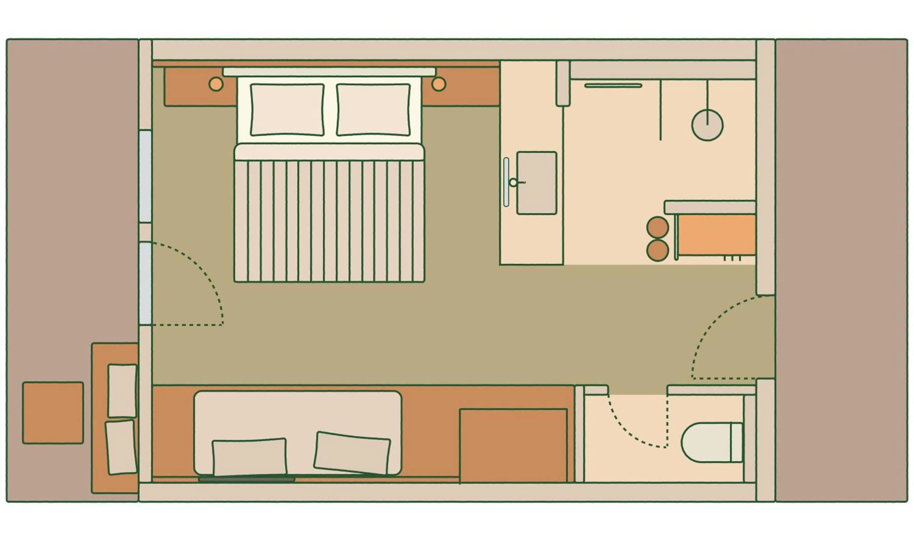 Floor plan in Boutique Hundehotel Bergzeit