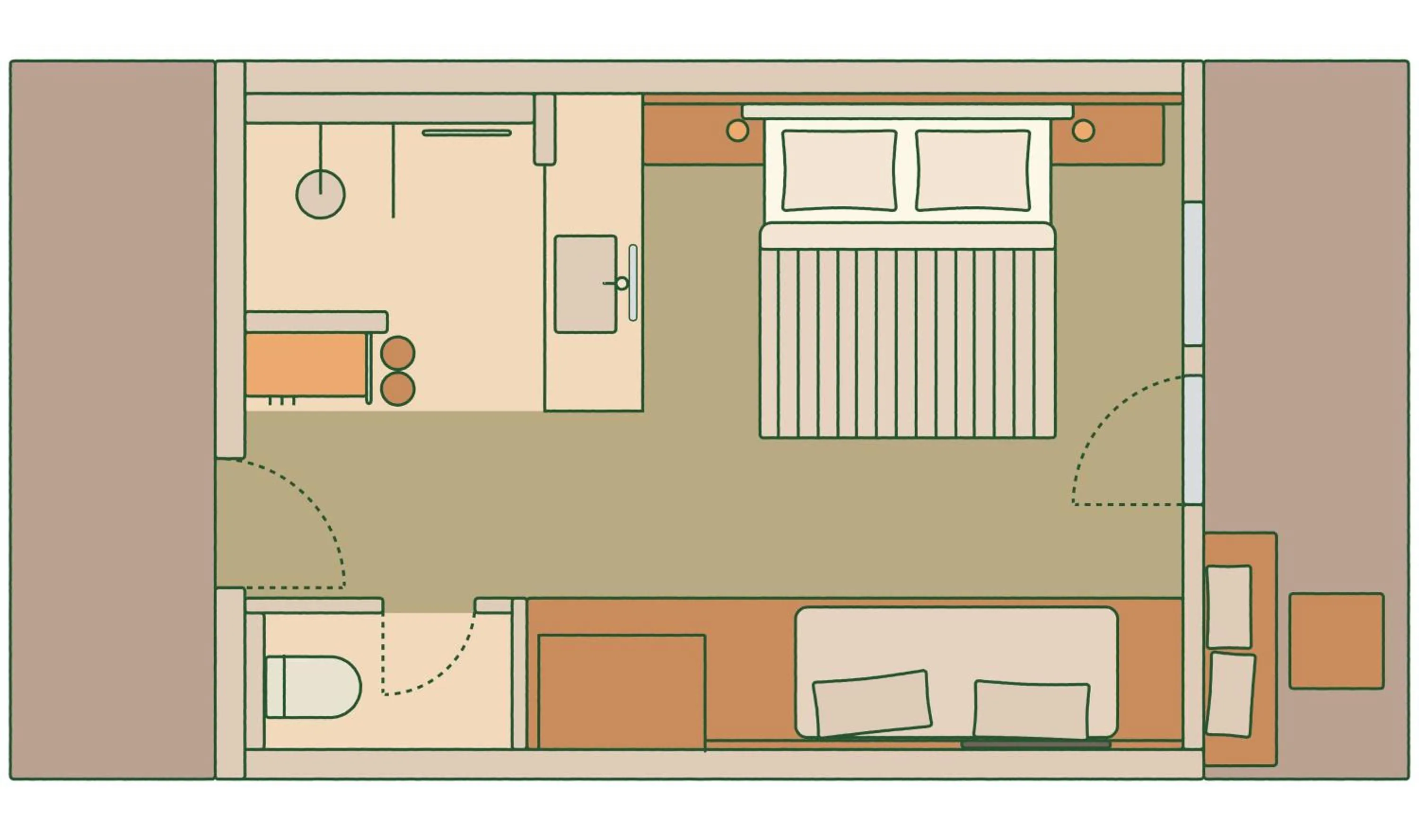 Floor plan in Boutique Hundehotel Bergzeit