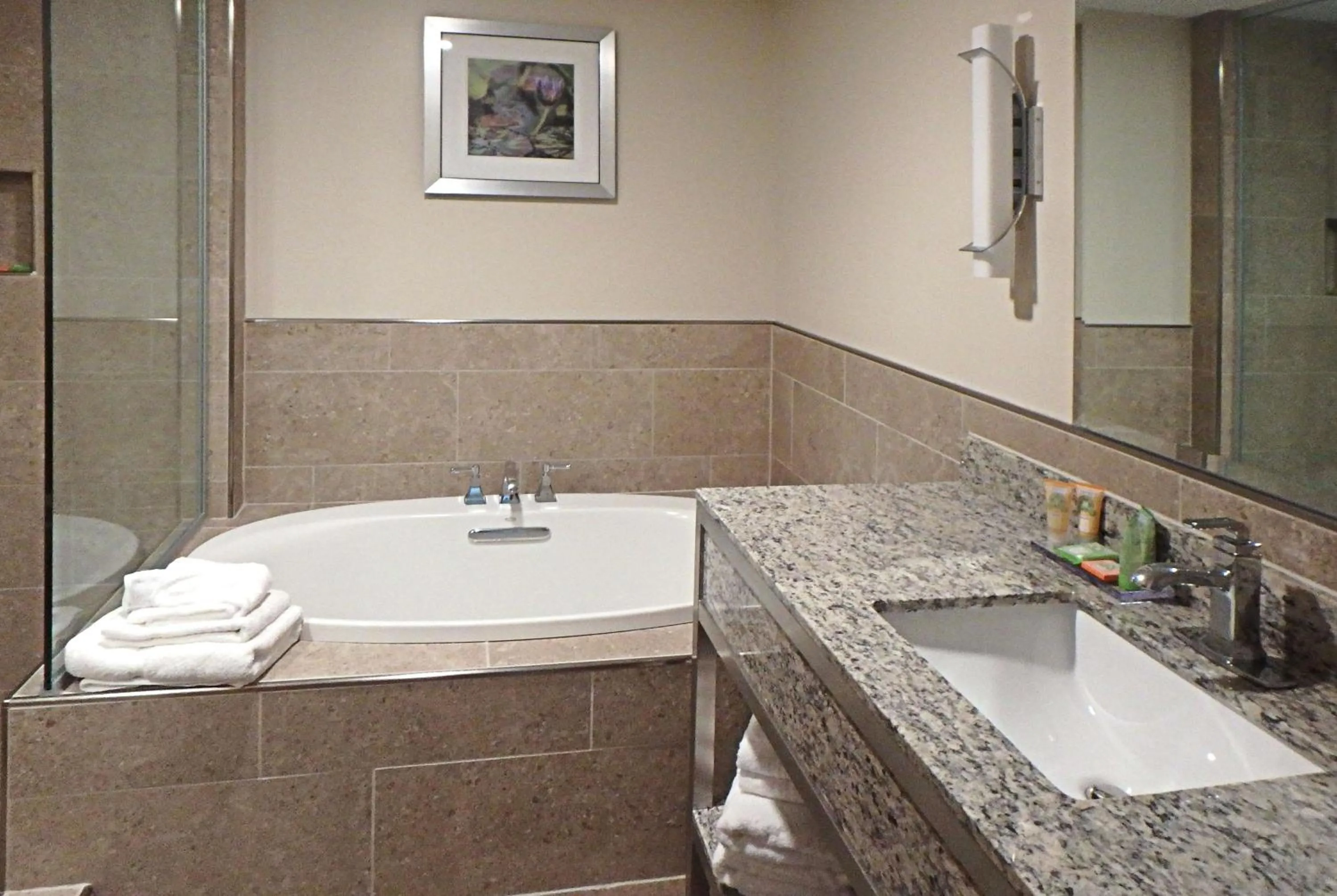 Bathroom in Wyndham Garden State College
