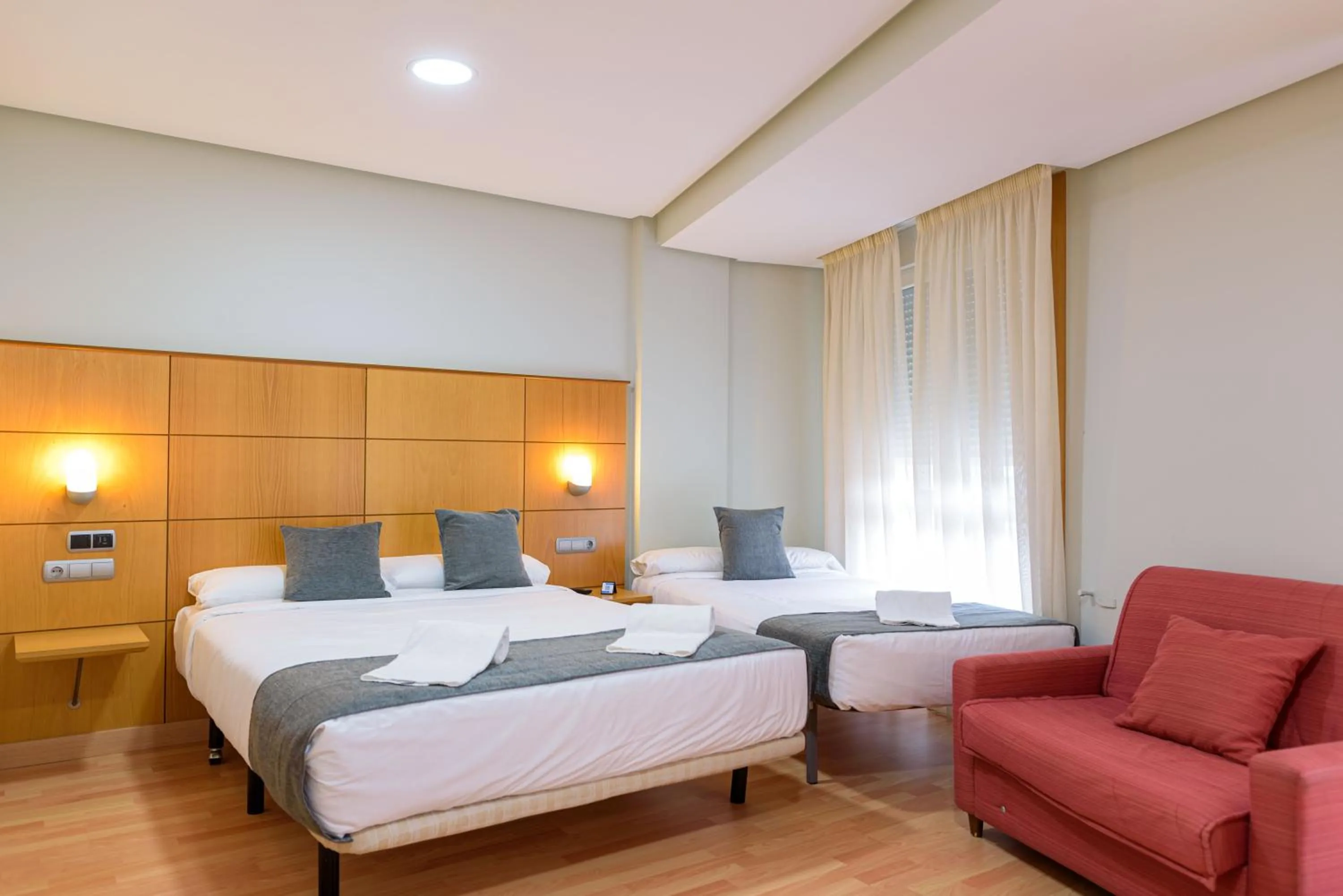 Bedroom, Bed in Hotel Alda Xinzo