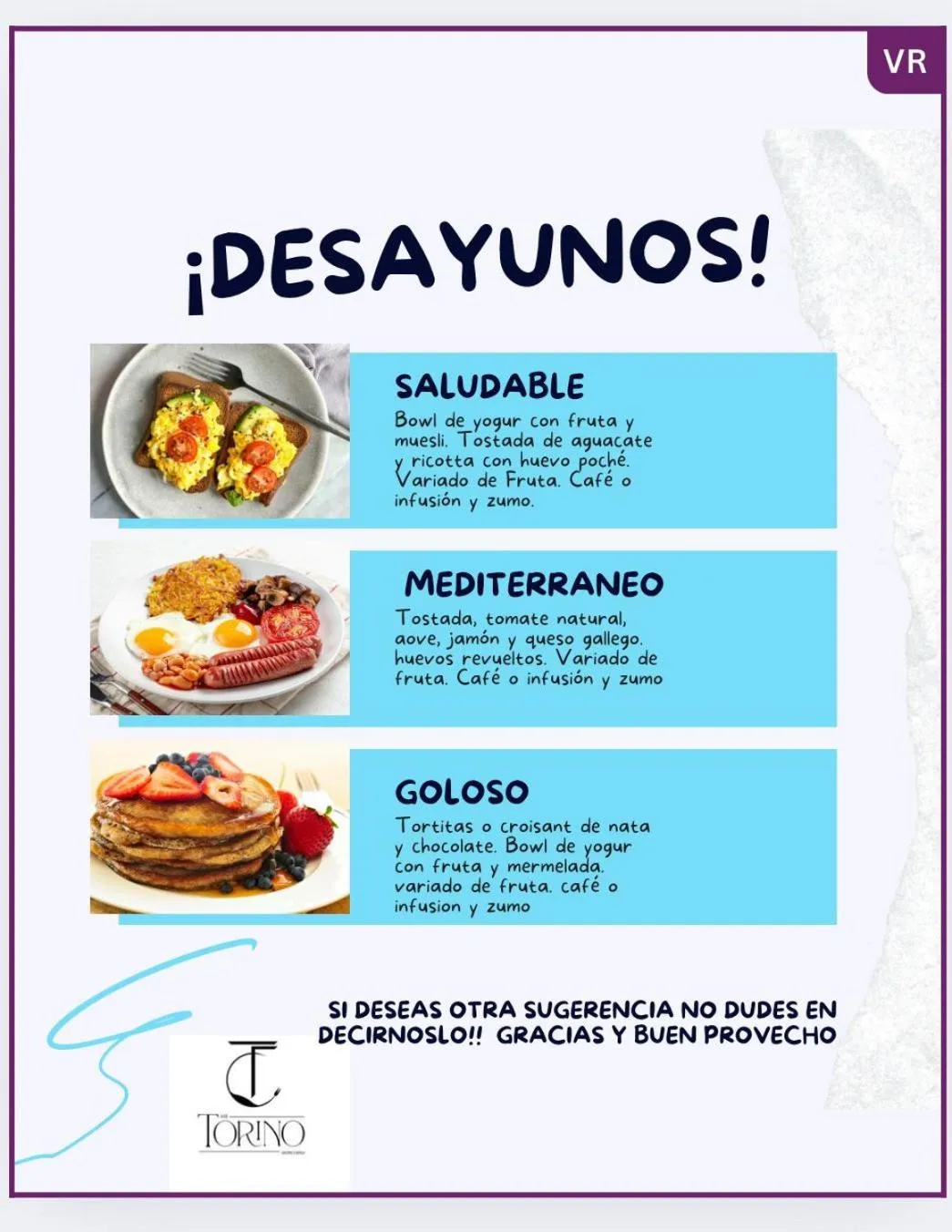 Breakfast in Hotel Alda Xinzo