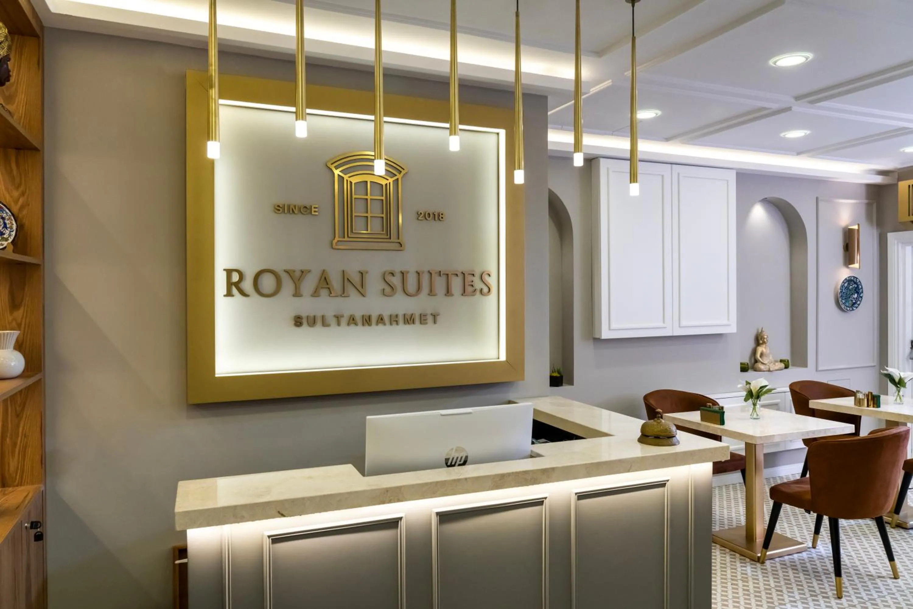 Lobby or reception in Royan Suites