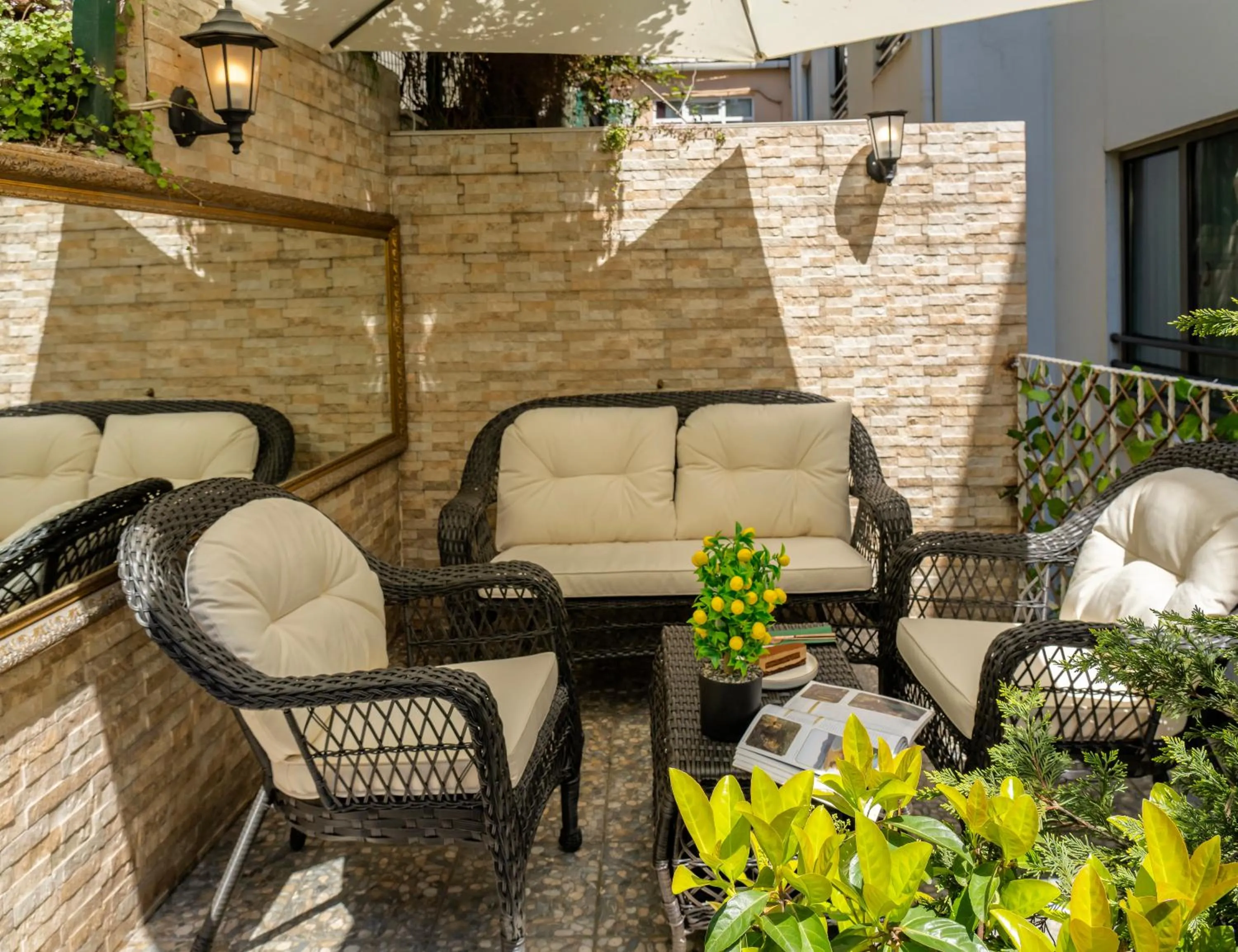 Patio in Royan Suites