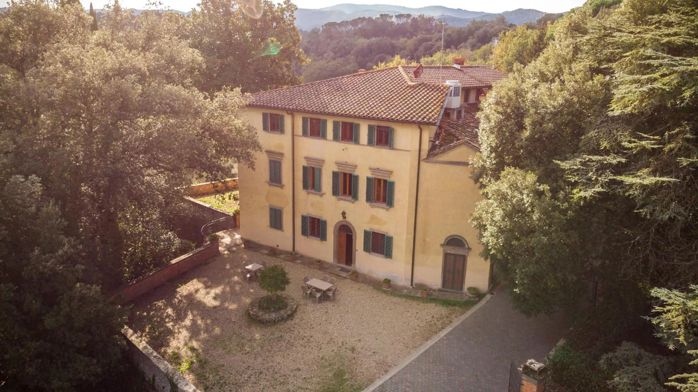Bird's eye view in Villa Norcenni ApartHotel