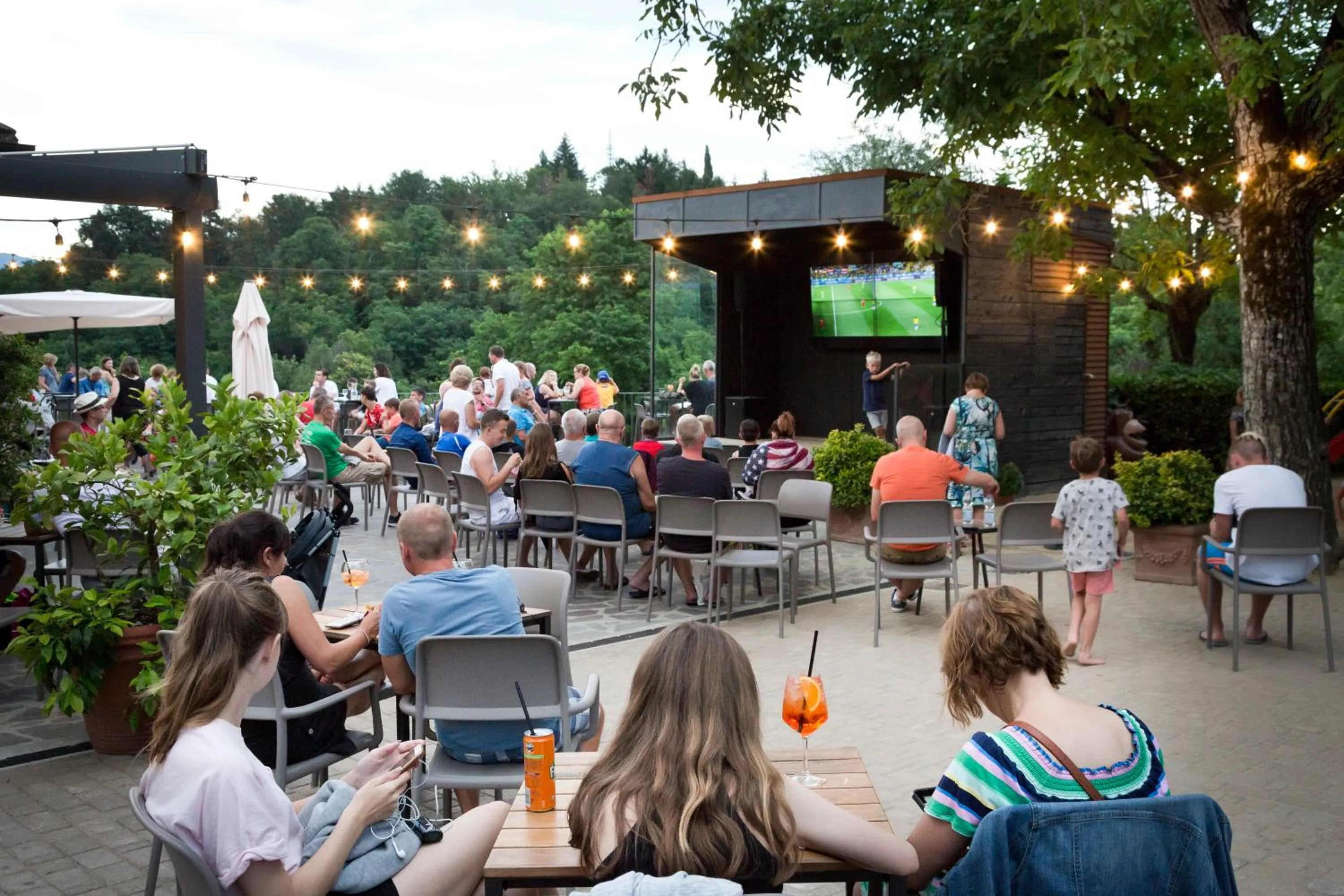 Restaurant/places to eat in Villa Norcenni ApartHotel