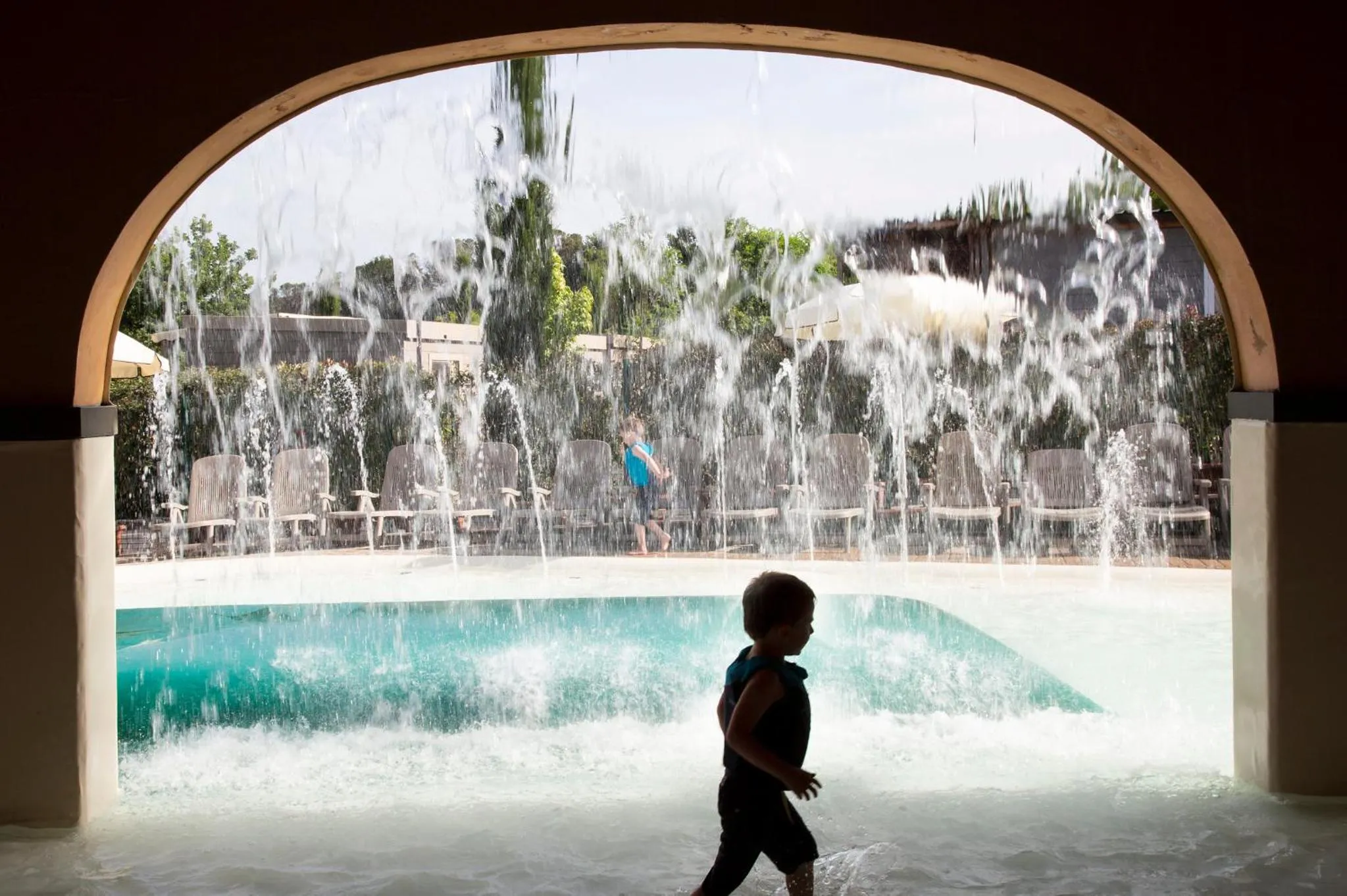 Swimming pool in Villa Norcenni ApartHotel