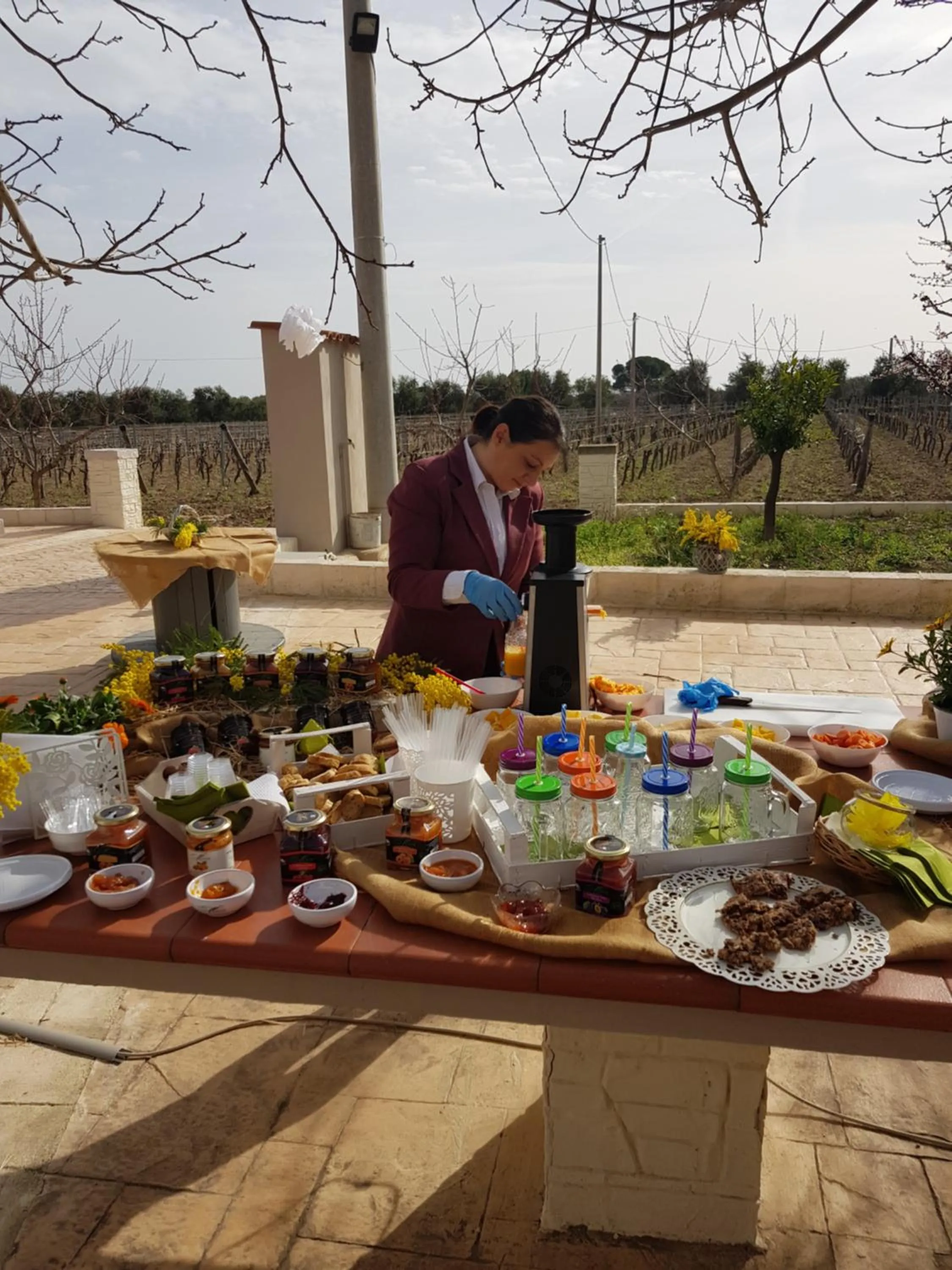 Food and drinks in Tenuta Vigna del Noce