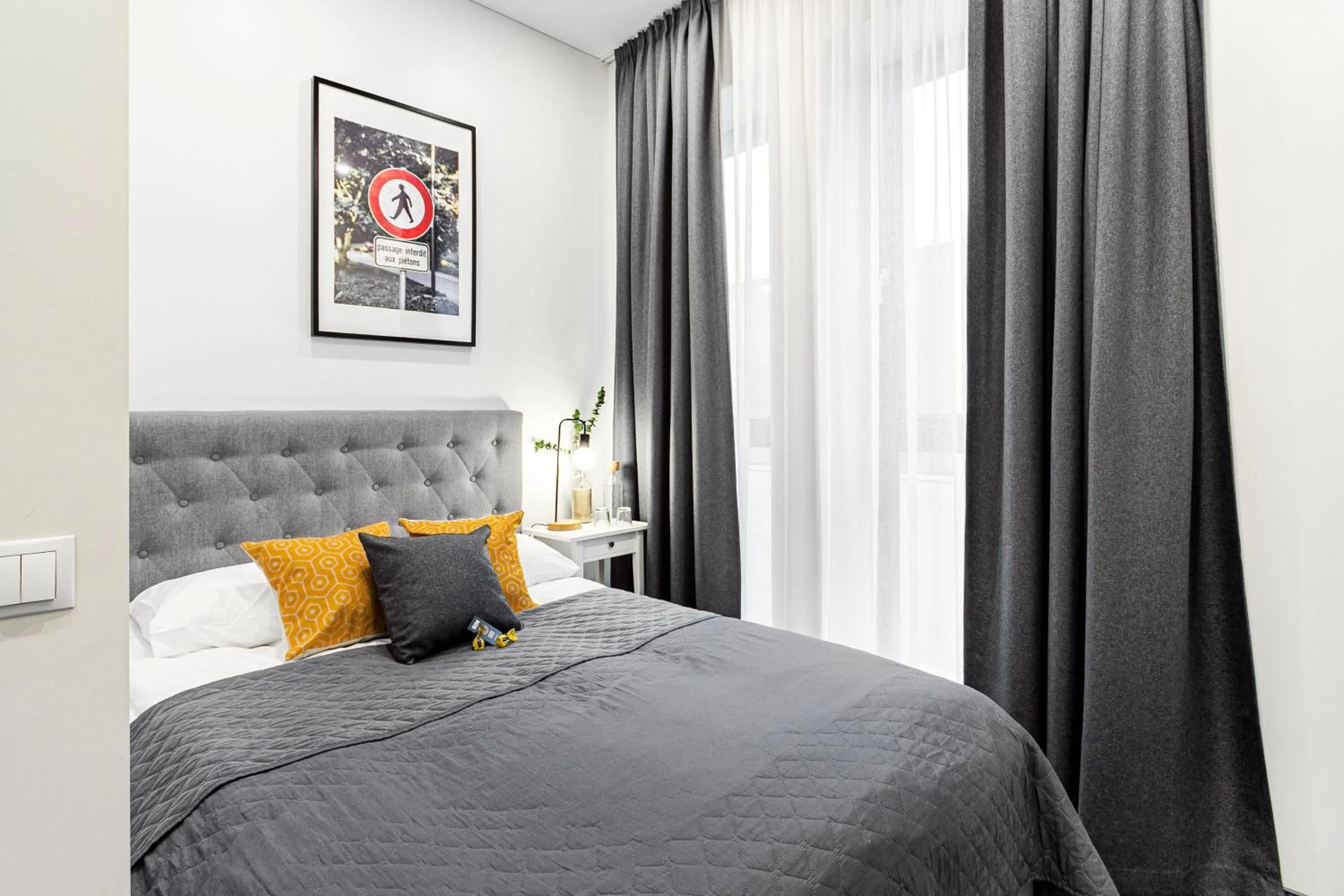 Photo of the whole room, Bed in Kaunas Garden