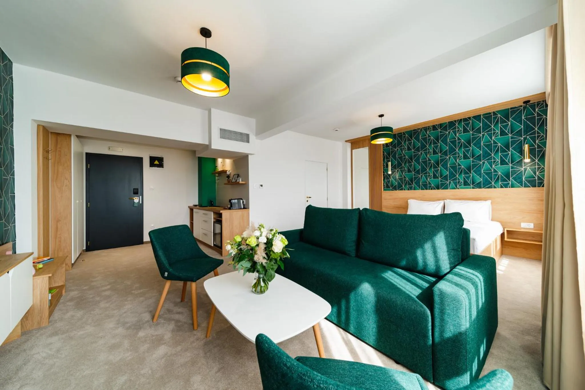 Bed in Hotel Küküllő - Târnava