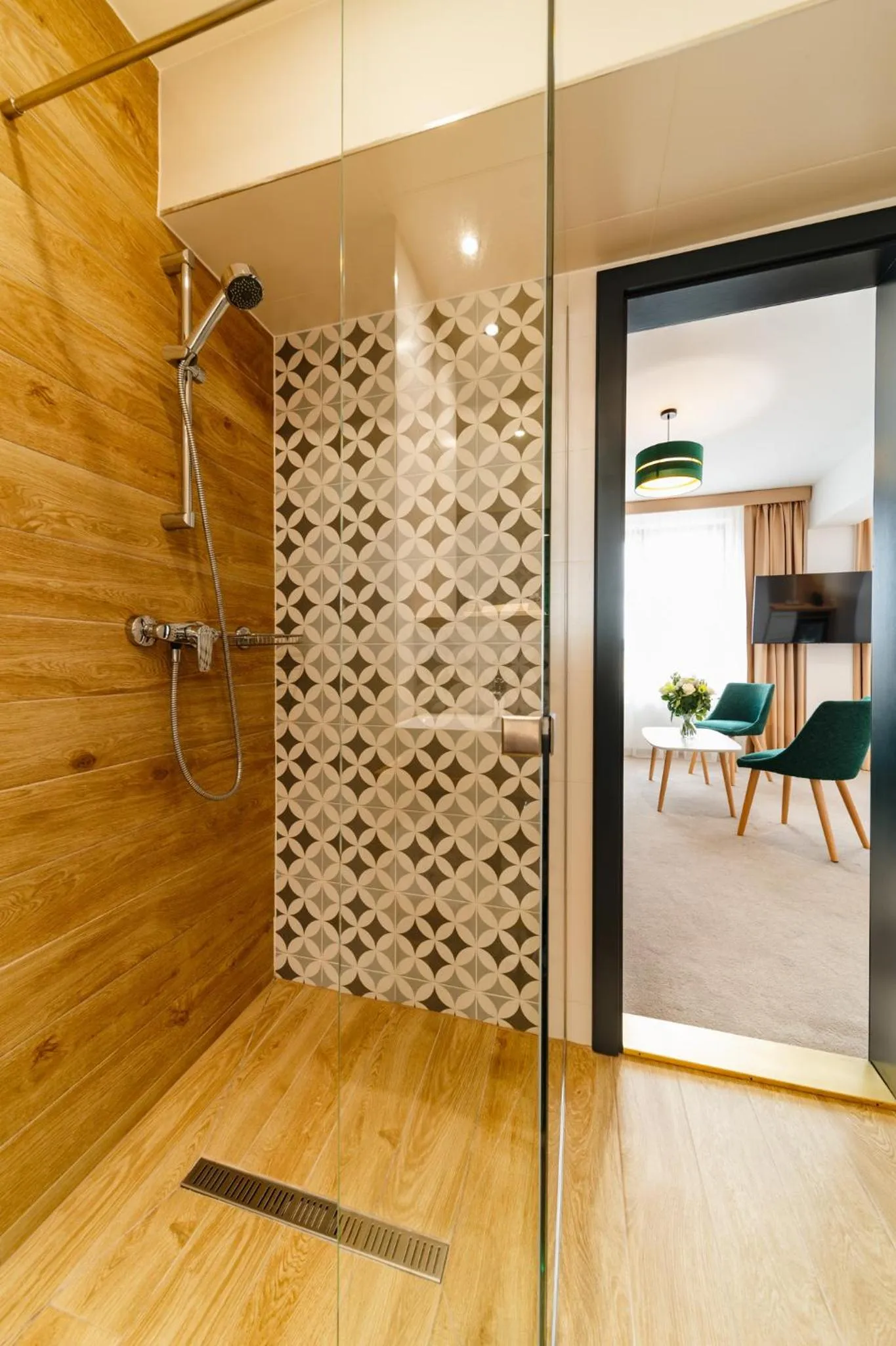 Shower in Hotel Küküllő - Târnava