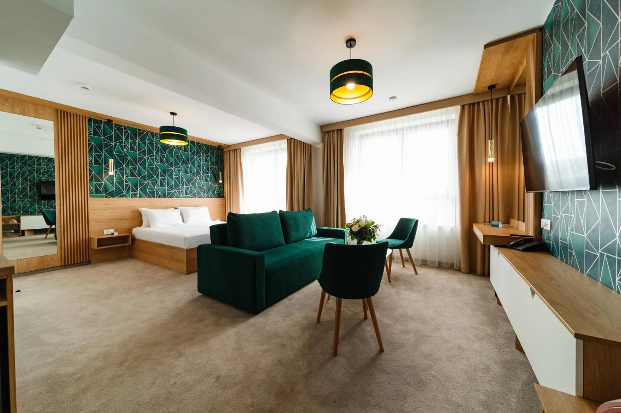 Photo of the whole room in Hotel Küküllő - Târnava