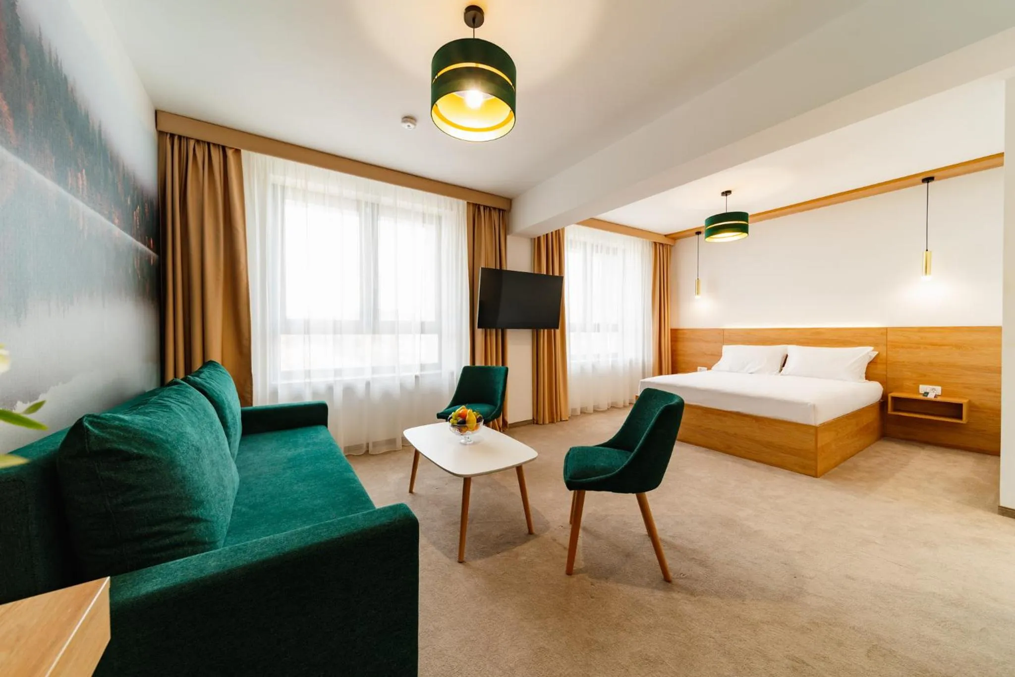 Bed in Hotel Küküllő - Târnava