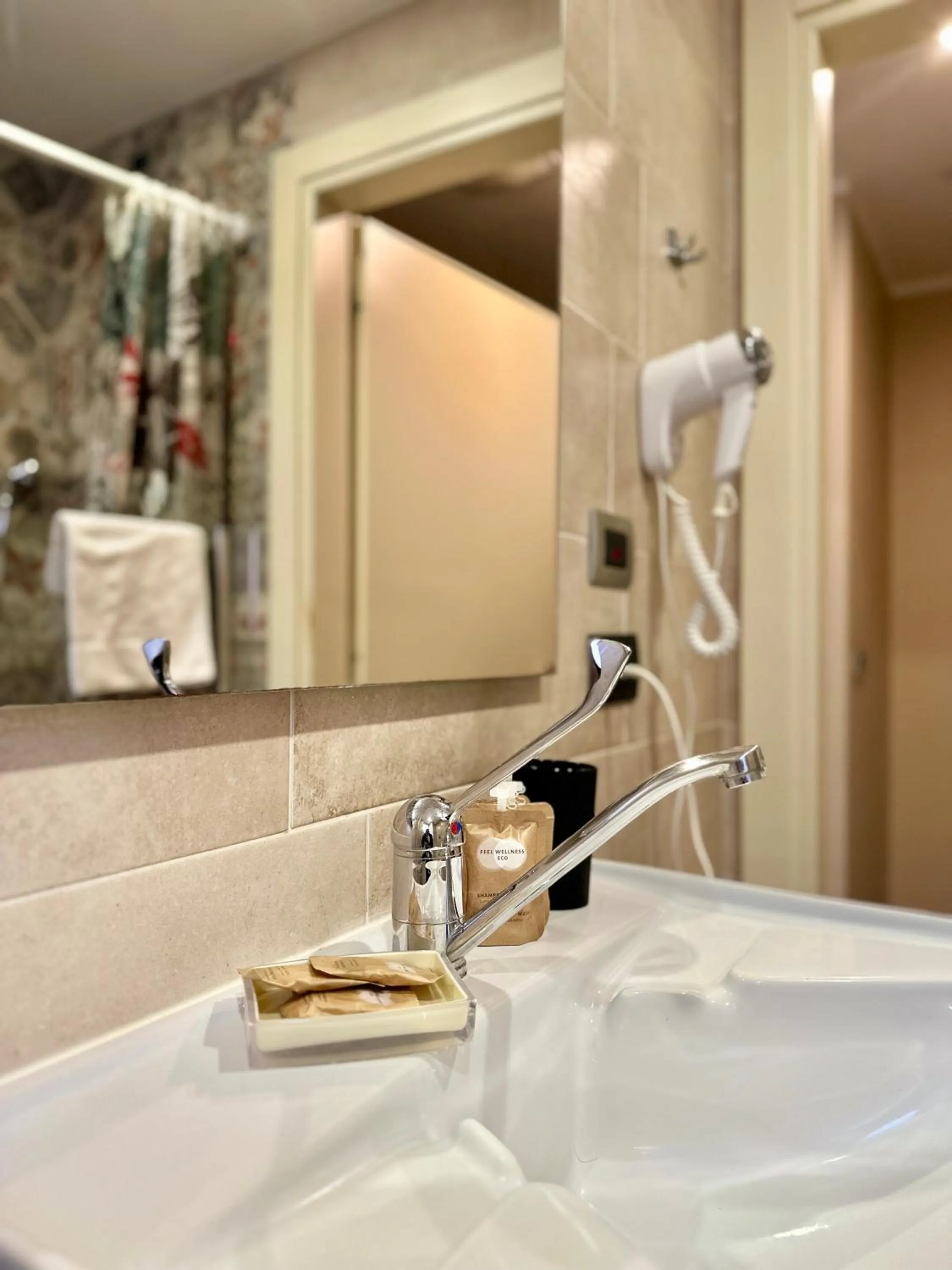 Bathroom in Hotel Giacosa