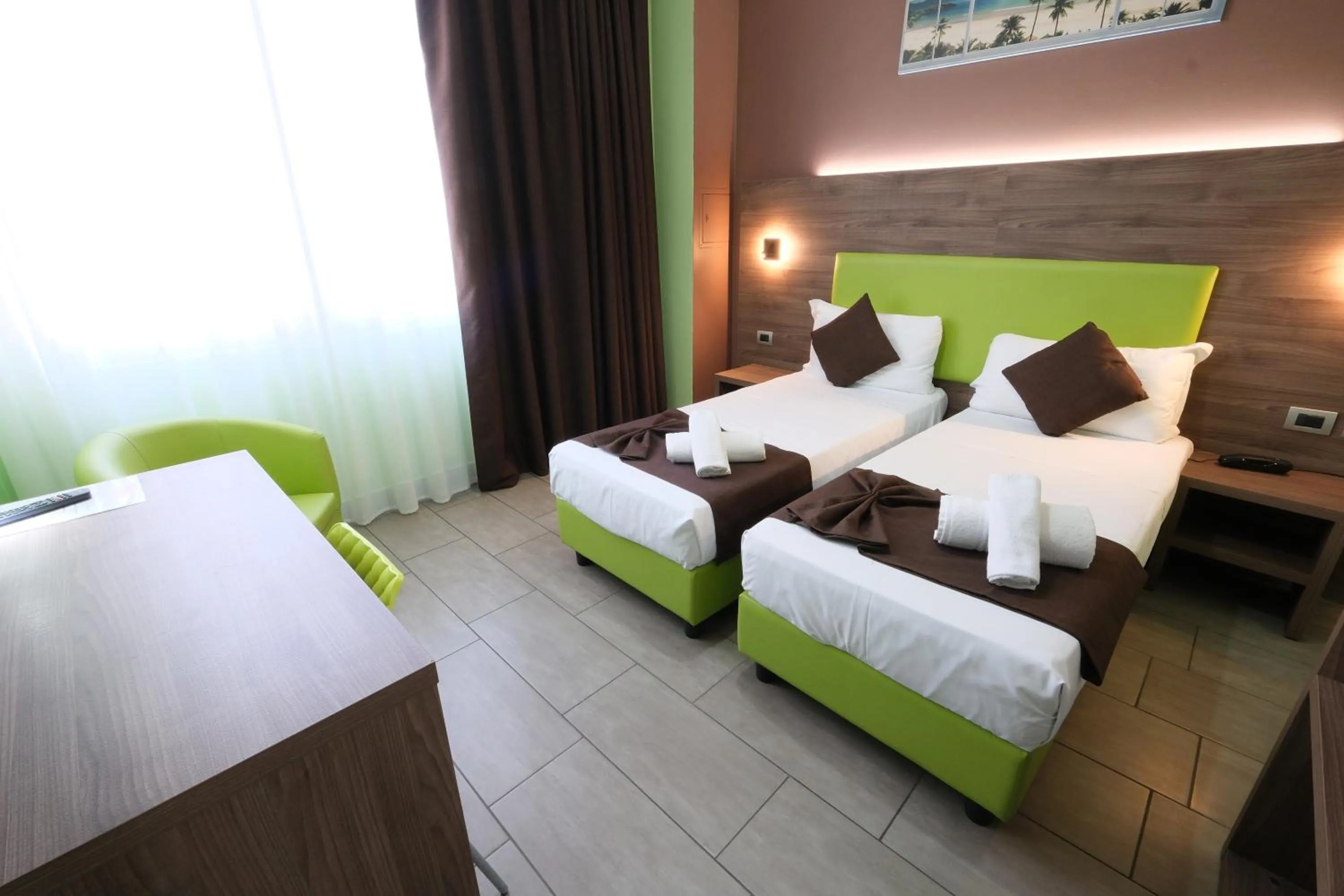 Bedroom, Bed in Hotel Giacosa