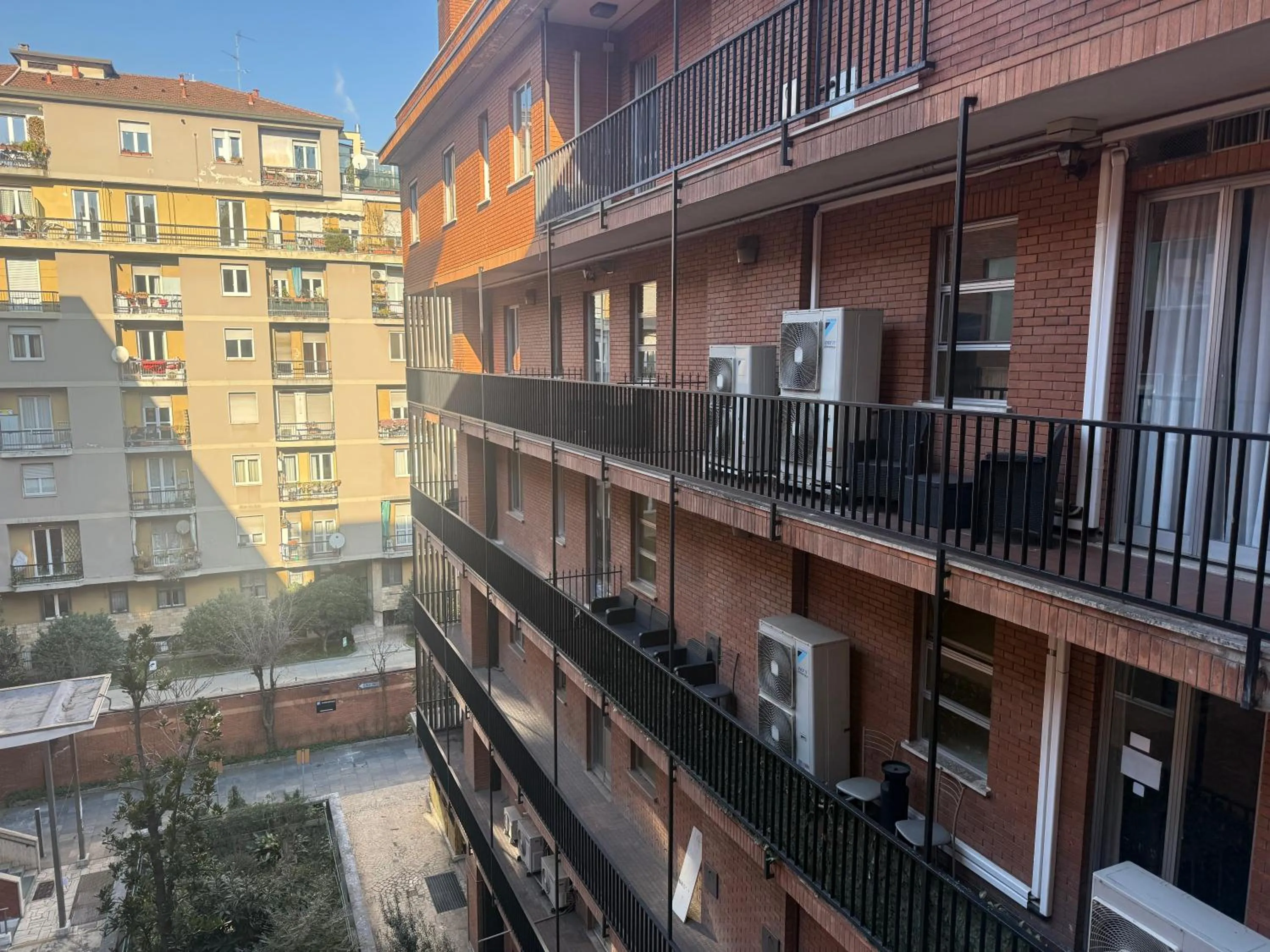 Garden view in Hotel Giacosa