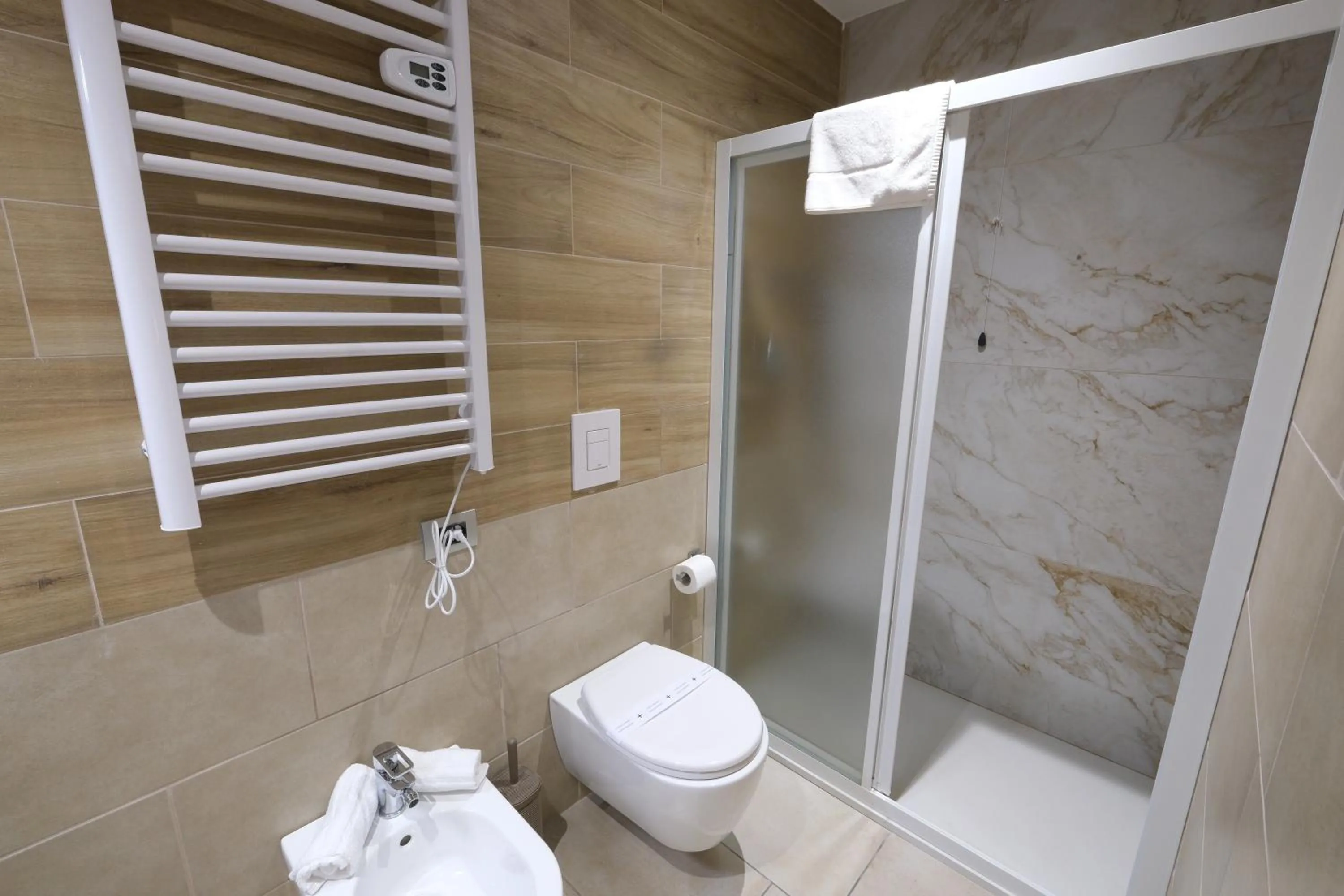 Bathroom in Hotel Giacosa