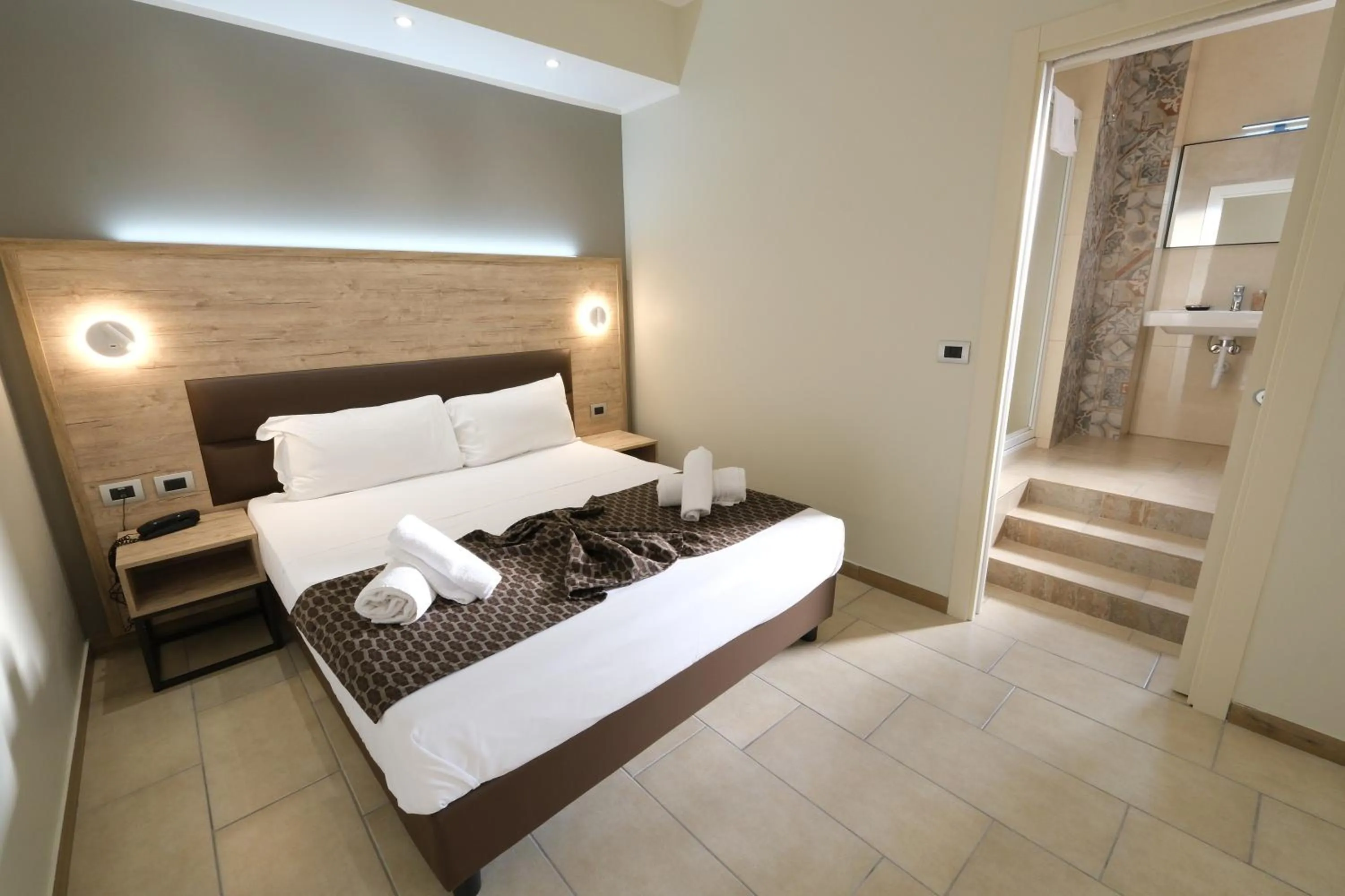 Bedroom, Bed in Hotel Giacosa