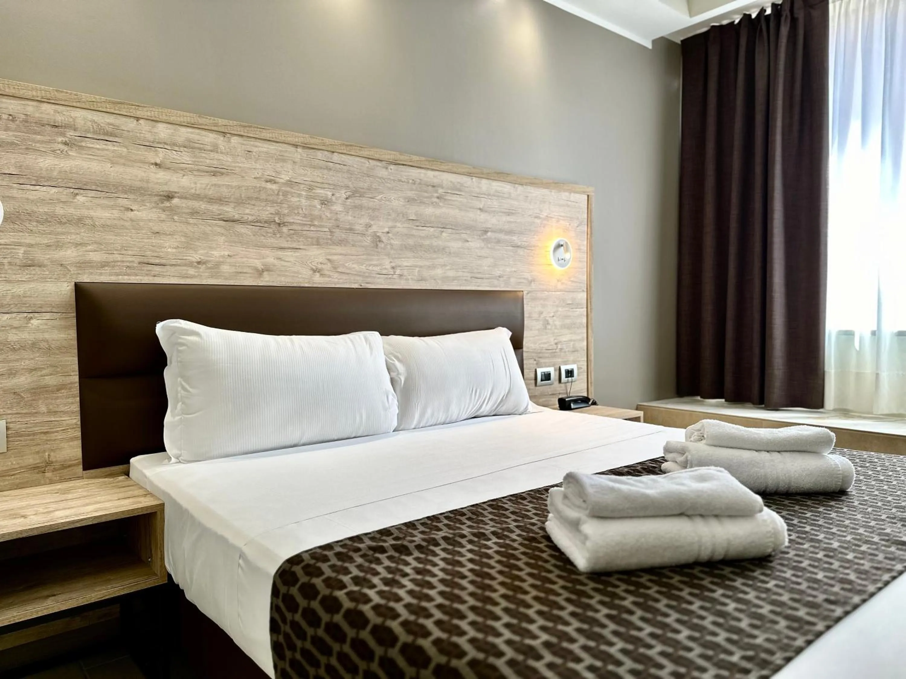 Bedroom, Bed in Hotel Giacosa