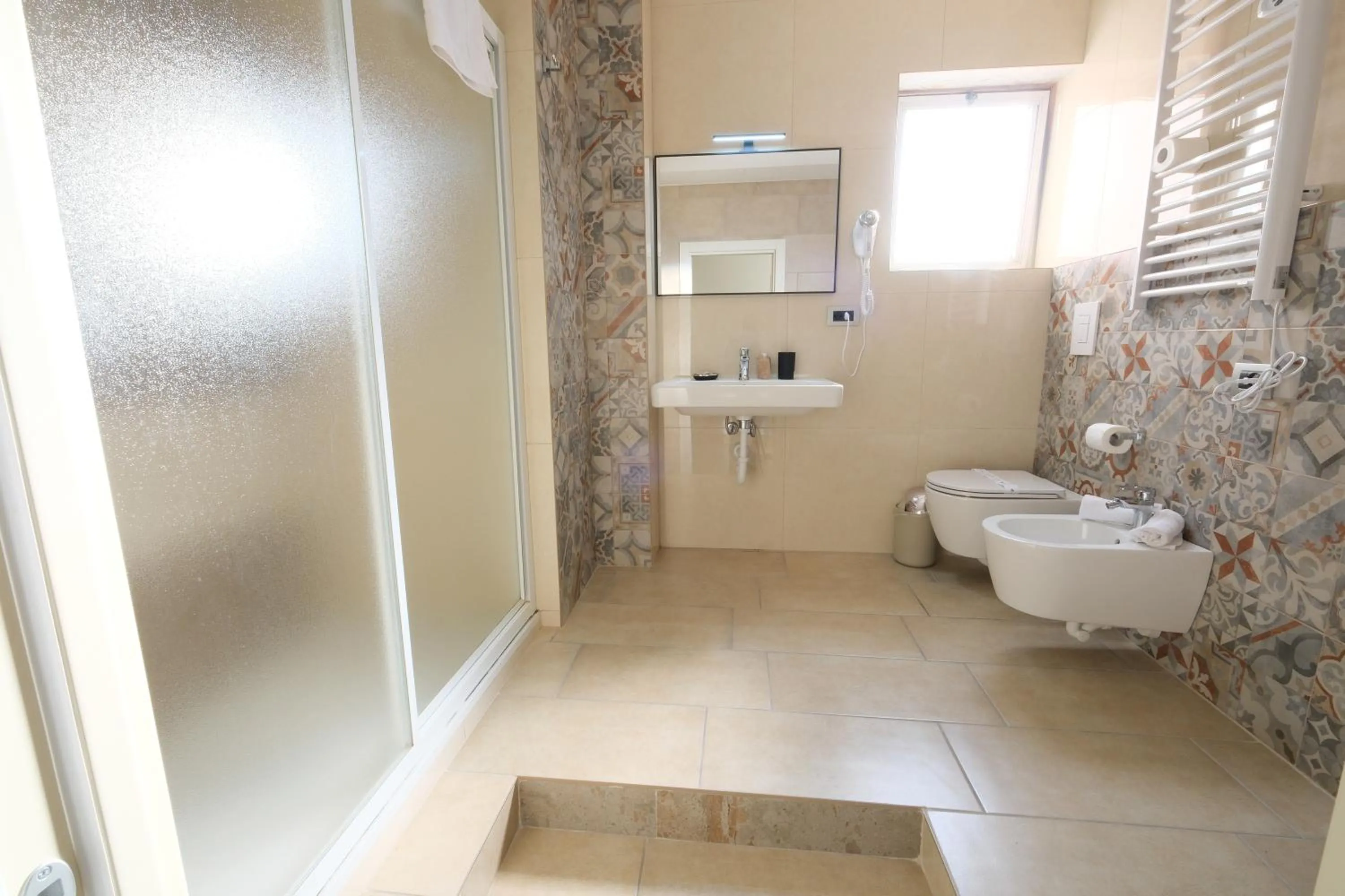 Bathroom in Hotel Giacosa