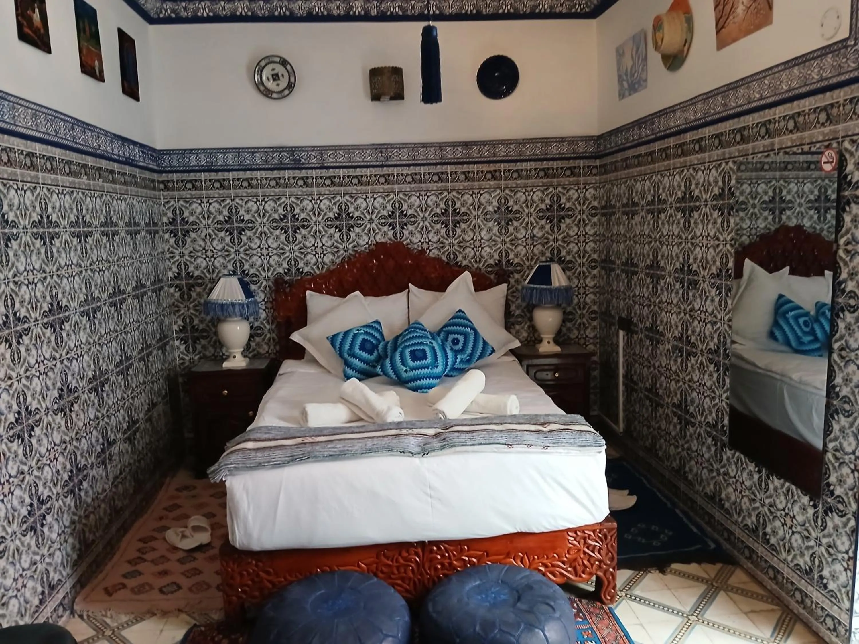Bed in Dar Margot Marrakech