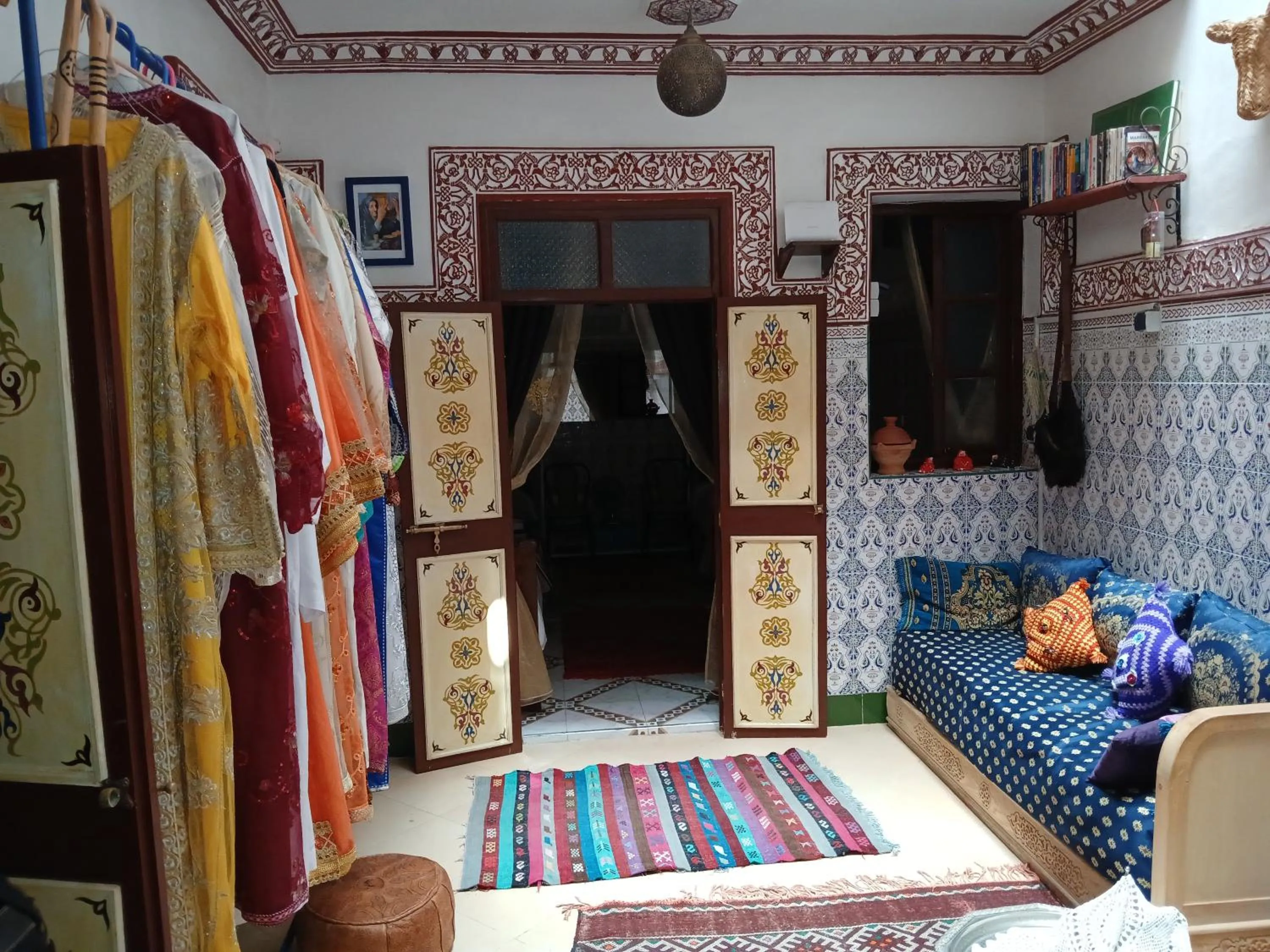 Patio, Bed in Dar Margot Marrakech