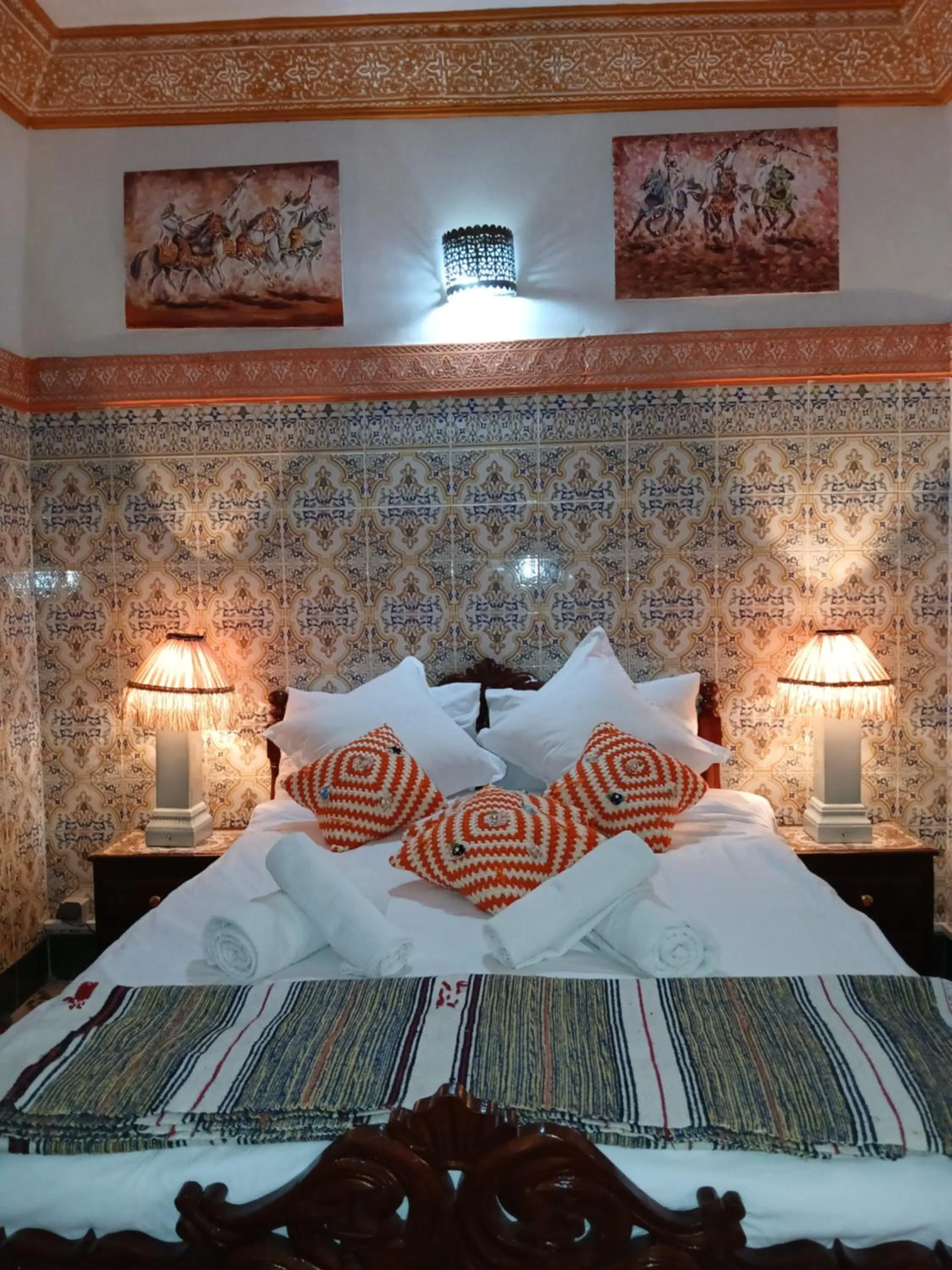 Bed in Dar Margot Marrakech