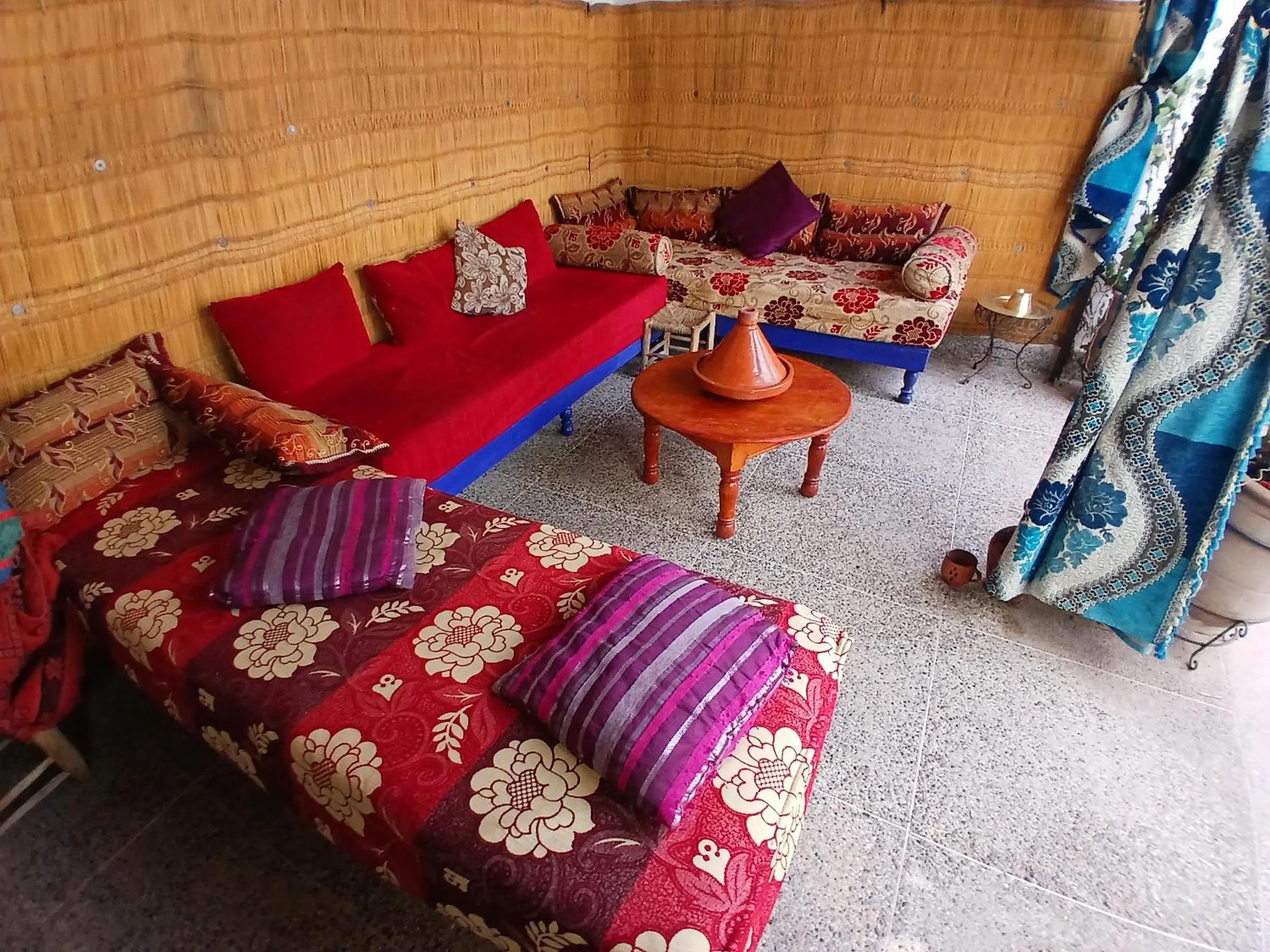 Patio, Bed in Dar Margot Marrakech