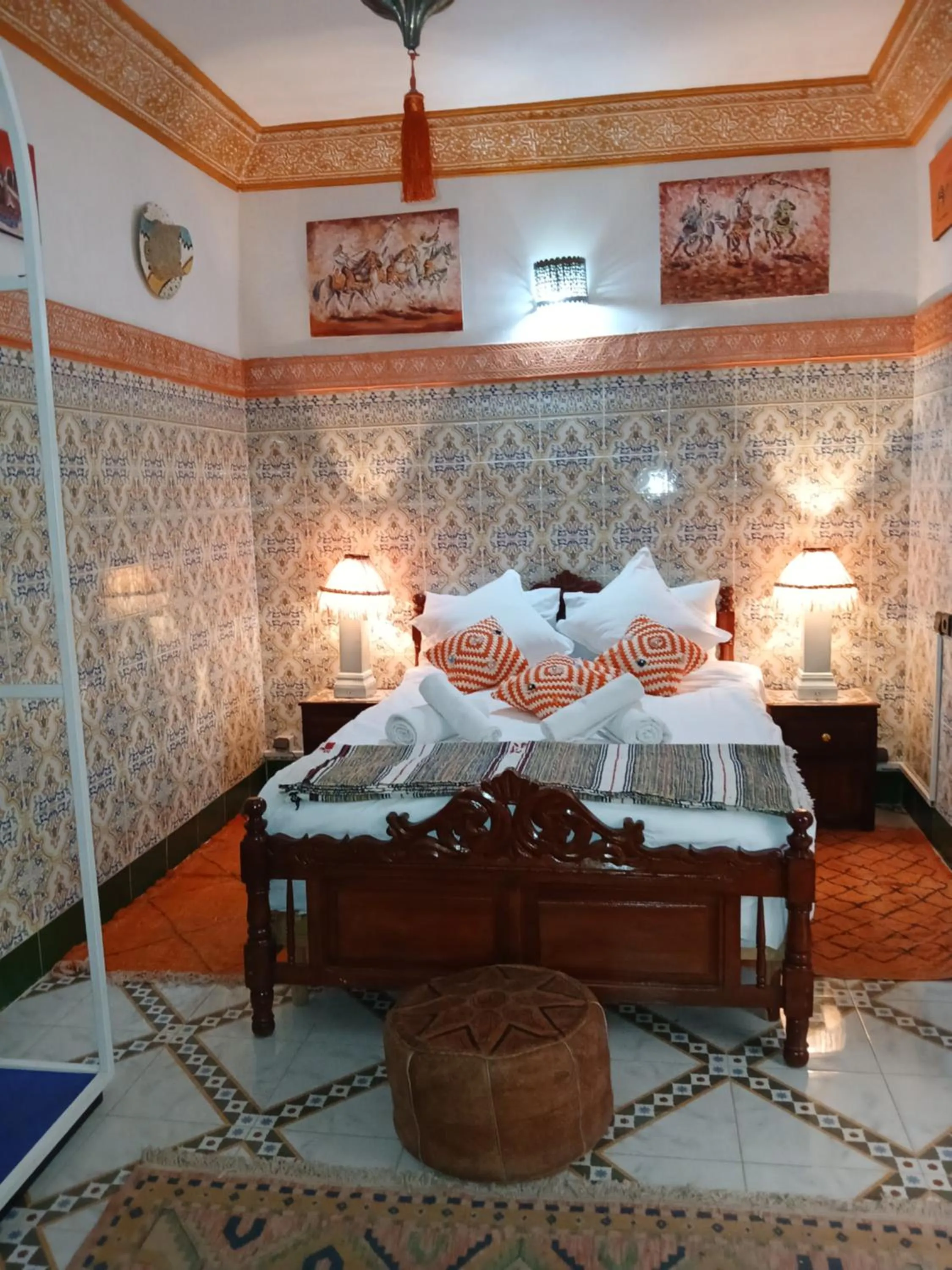 Bed in Dar Margot Marrakech