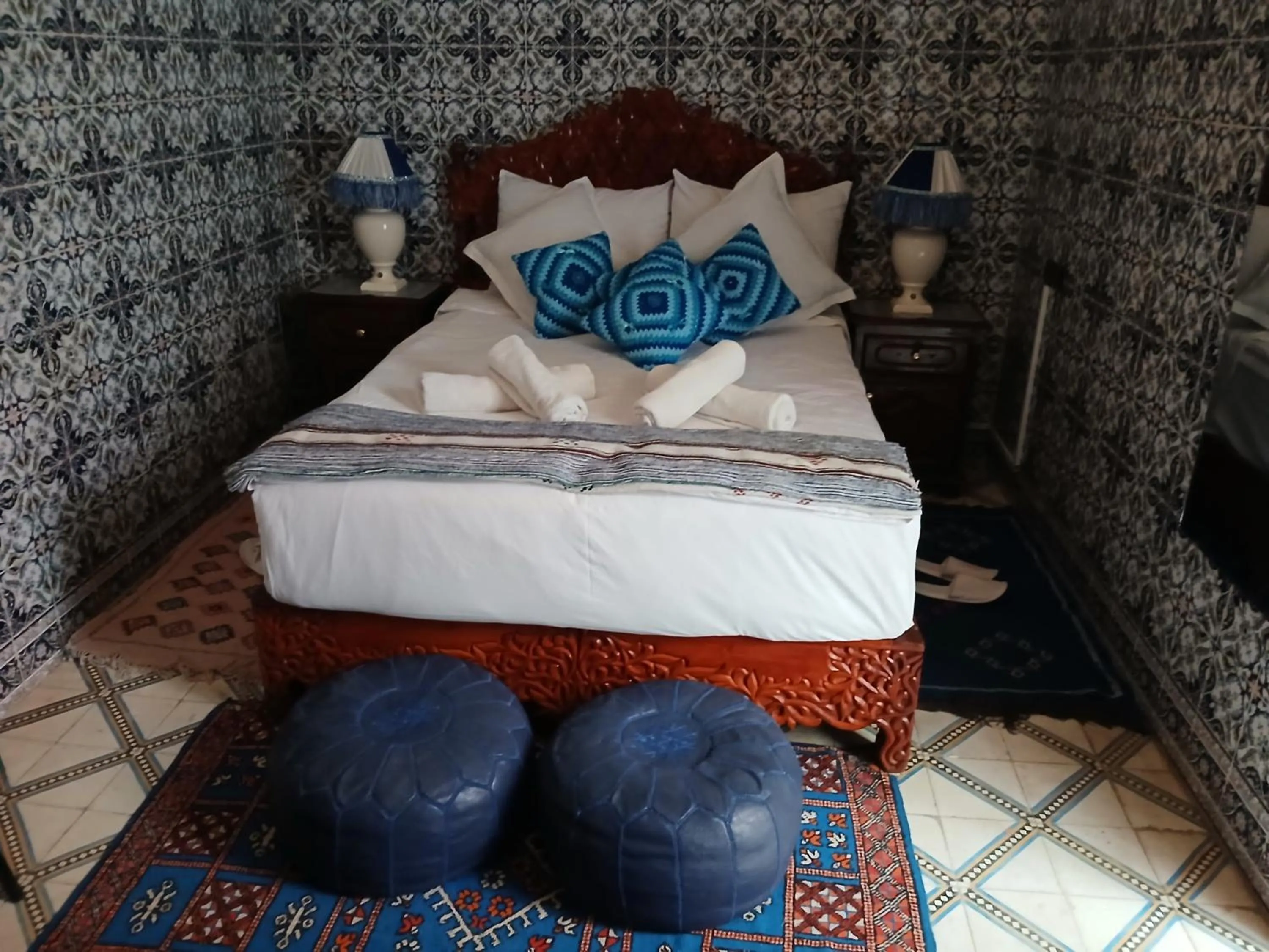 Bed in Dar Margot Marrakech