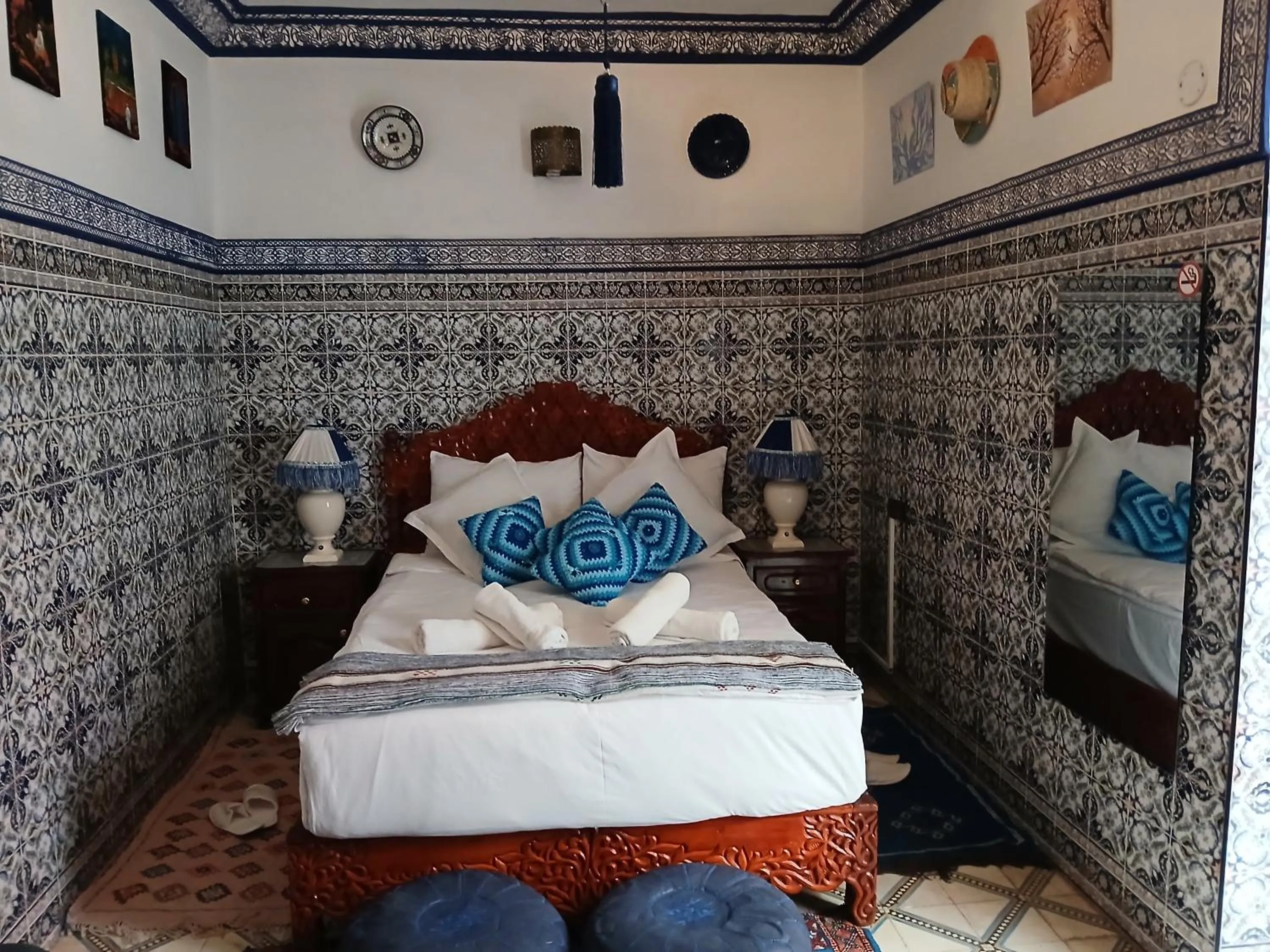Bed in Dar Margot Marrakech