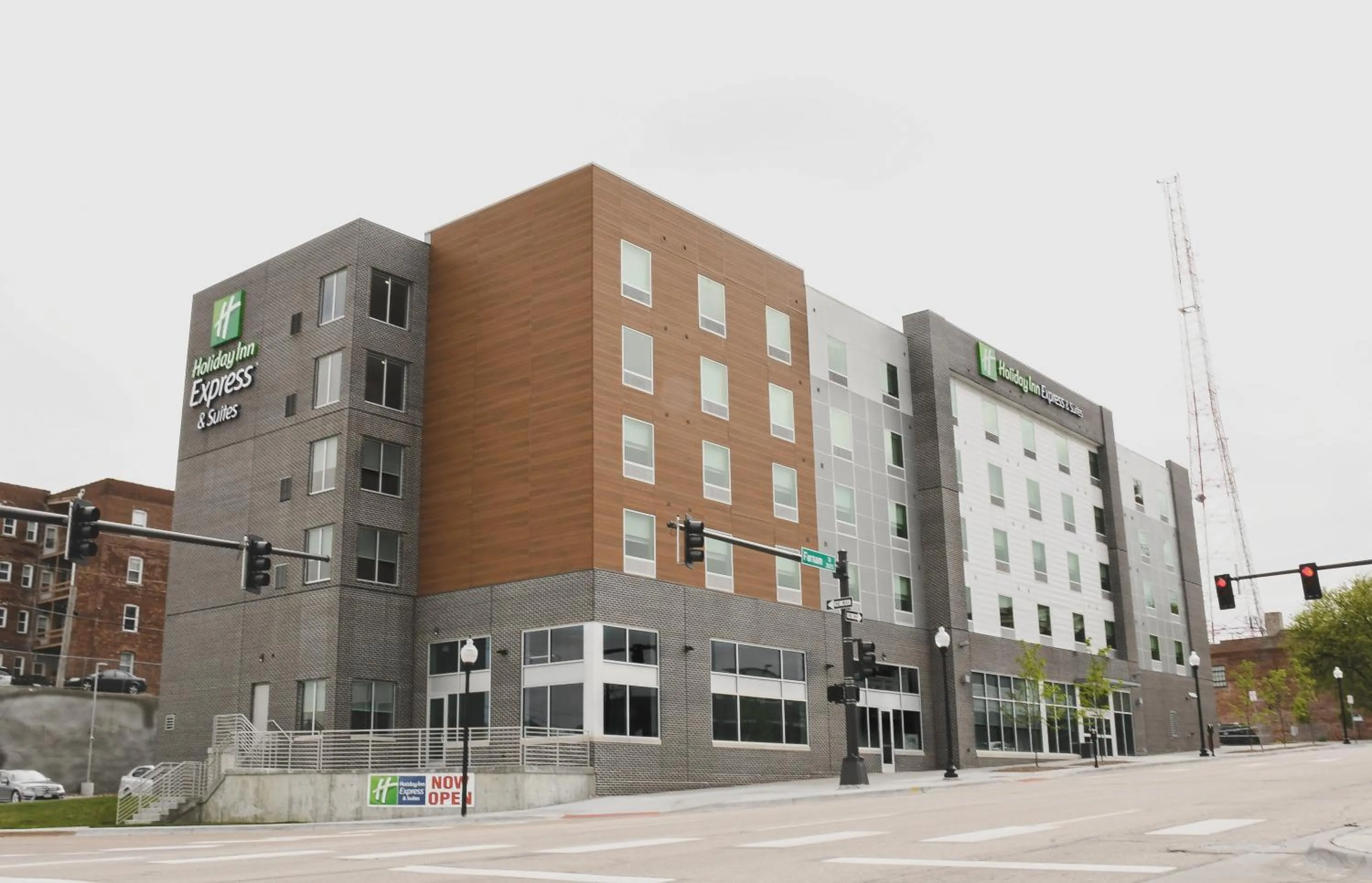 Property building in Holiday Inn Express & Suites Omaha Downtown Old Market by IHG