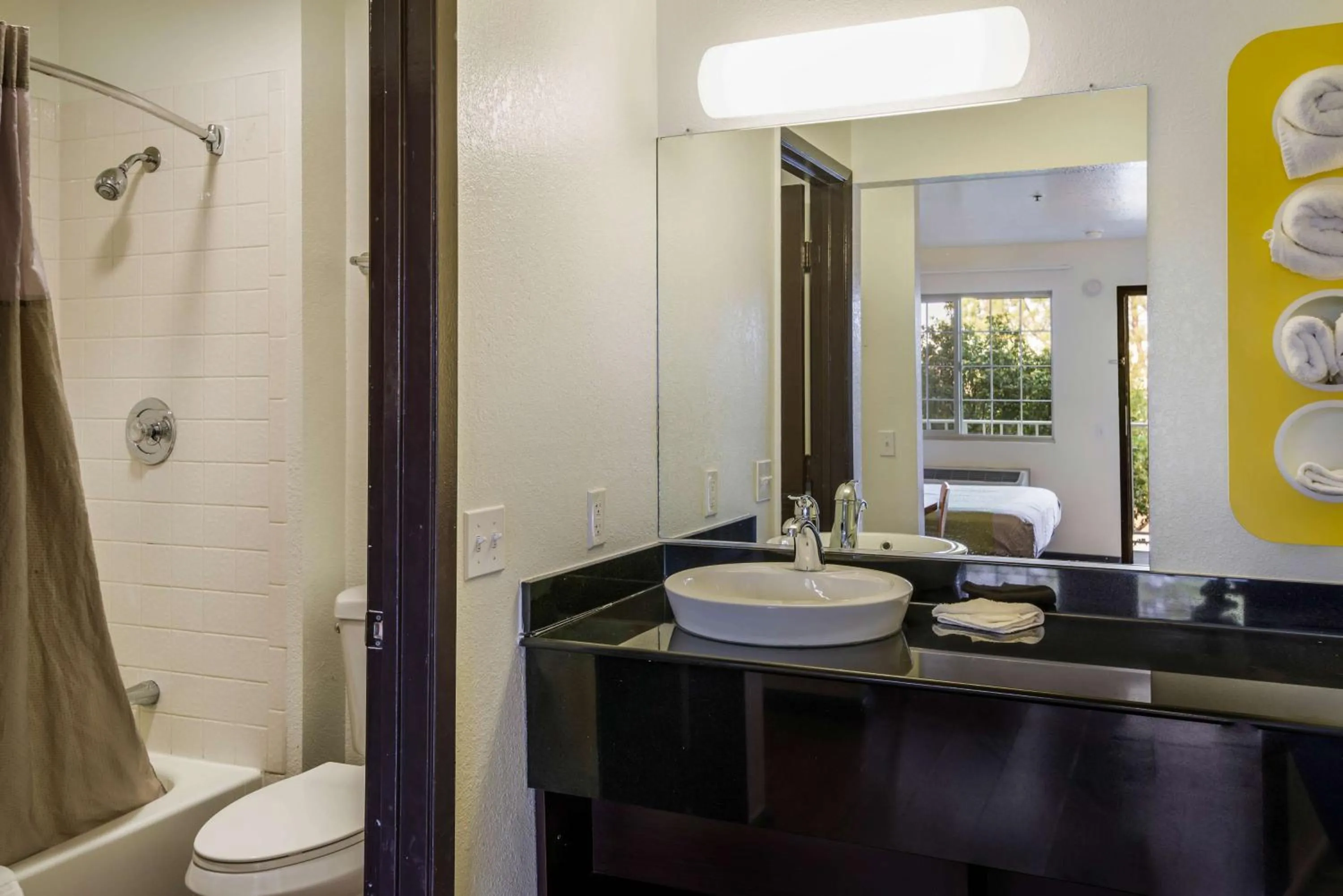 Shower in Studio 6-Fairfield, CA - Napa Valley