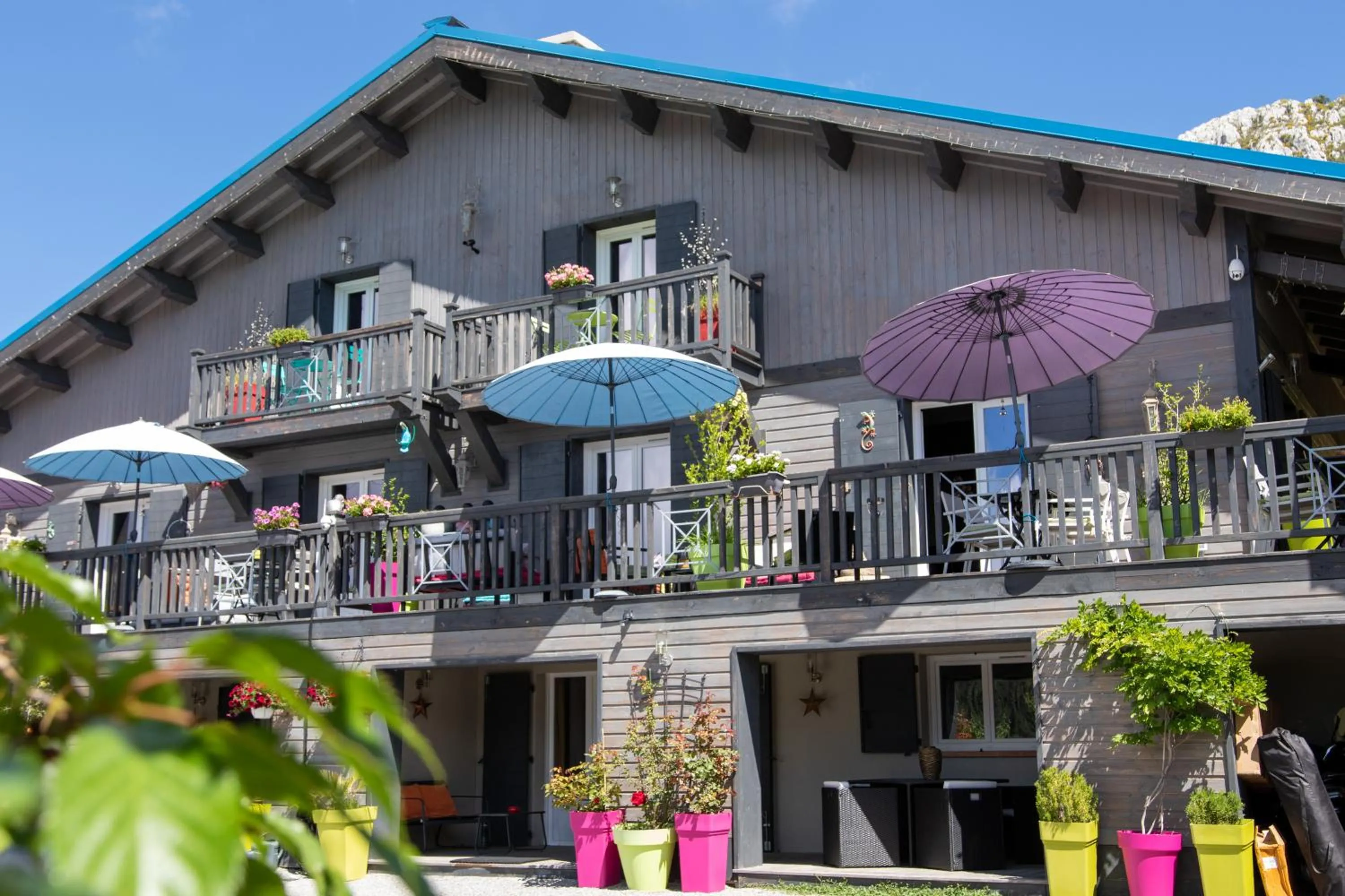 Garden in L'Alpen Roc