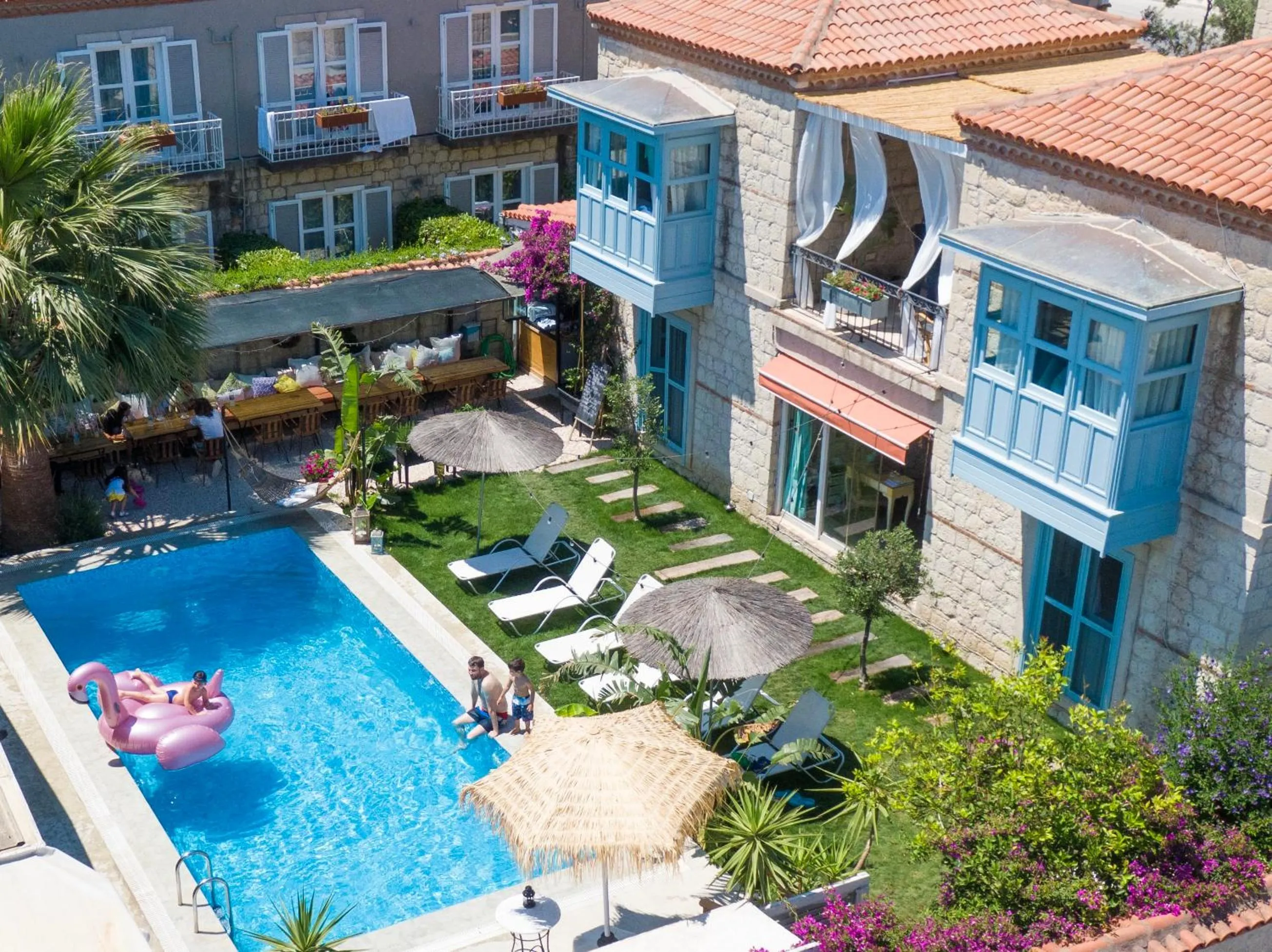 Pool view in Katre Hotel Alaçatı
