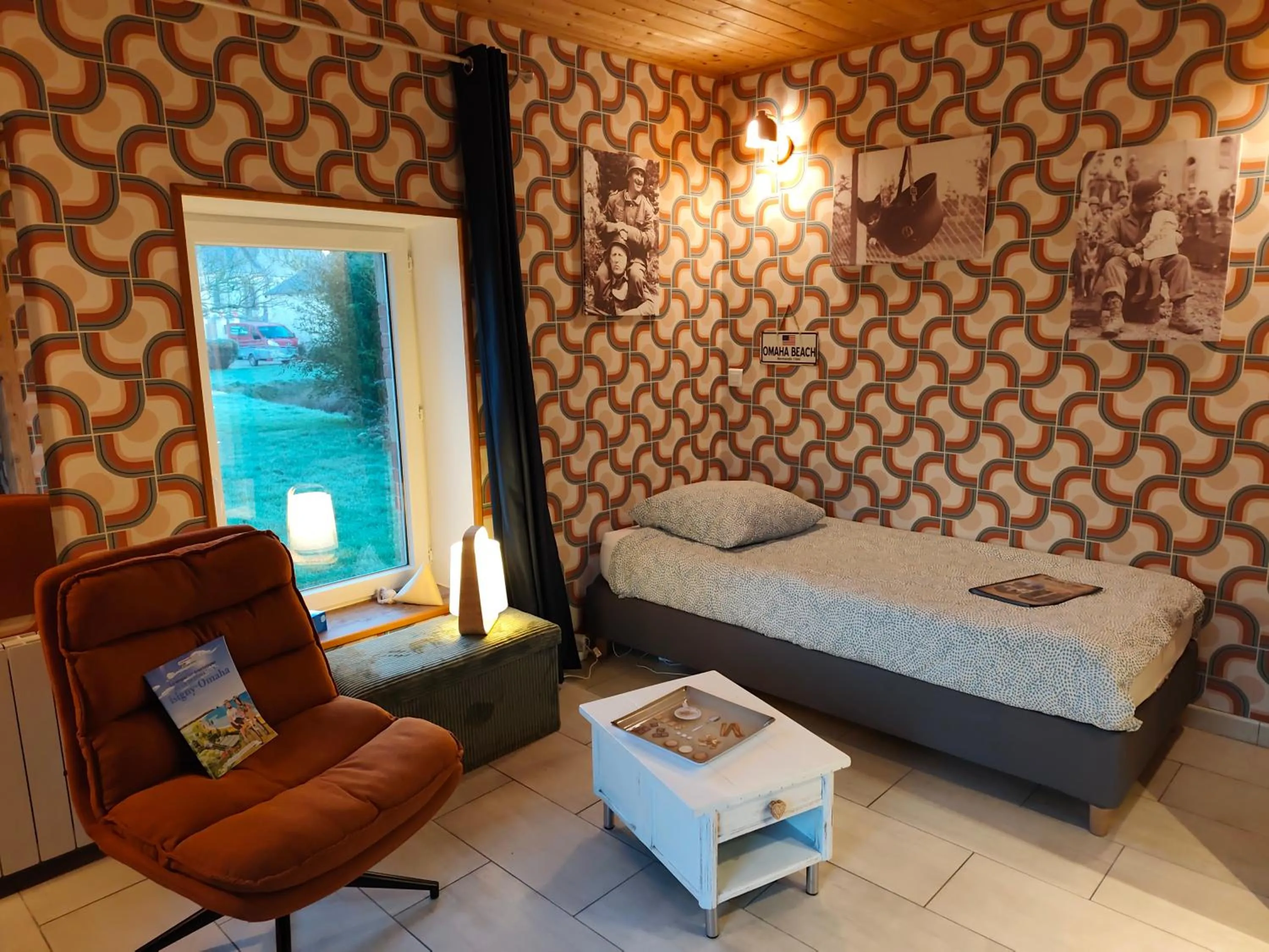 Bed in La ferme aux chats