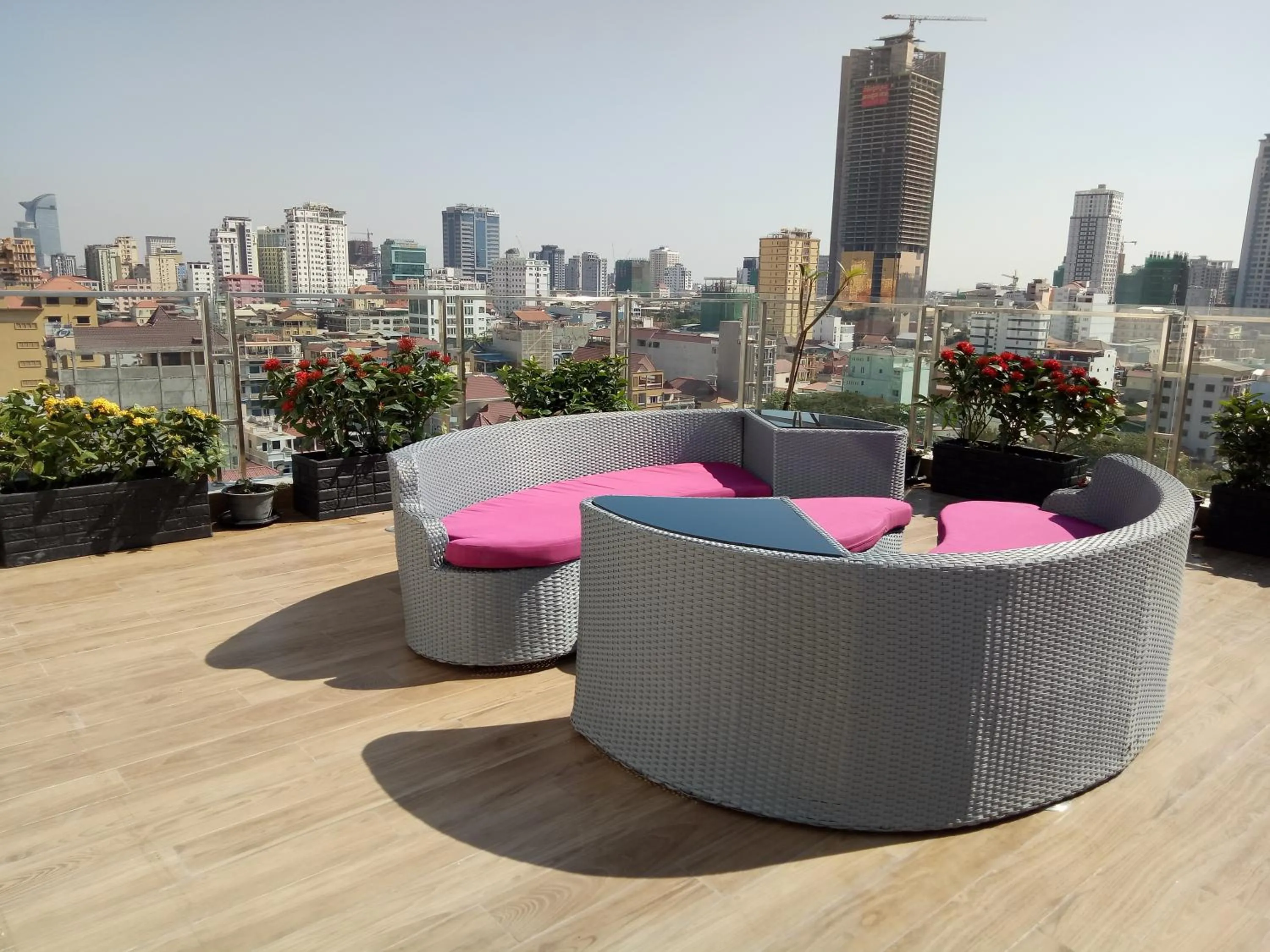 Patio in V Boutique Hotel