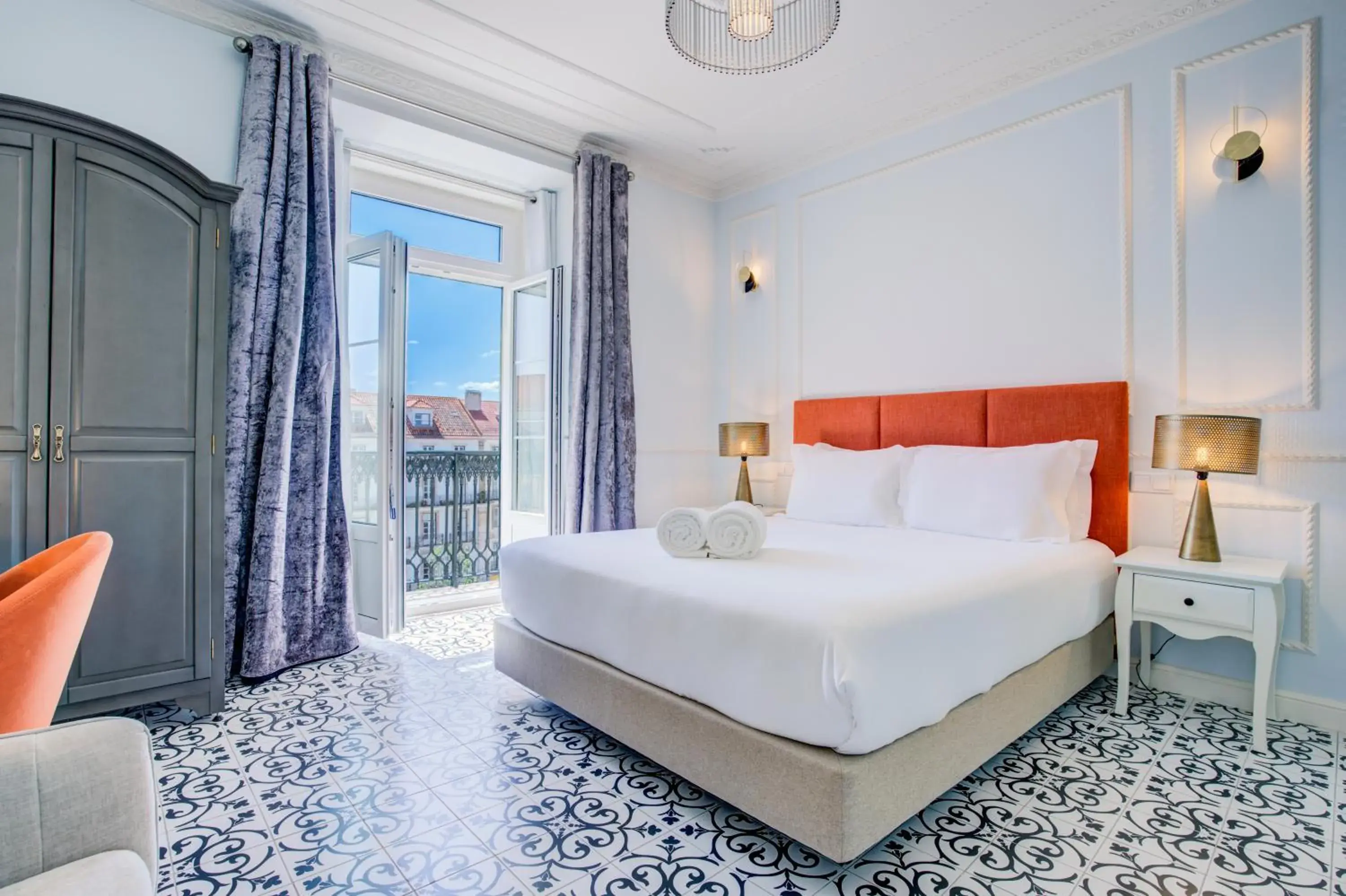 Superior Double Room with Balcony and Square and River View in Solar dos Poetas Superior Double Room with Balcony and Square and River View in Solar dos Poetas