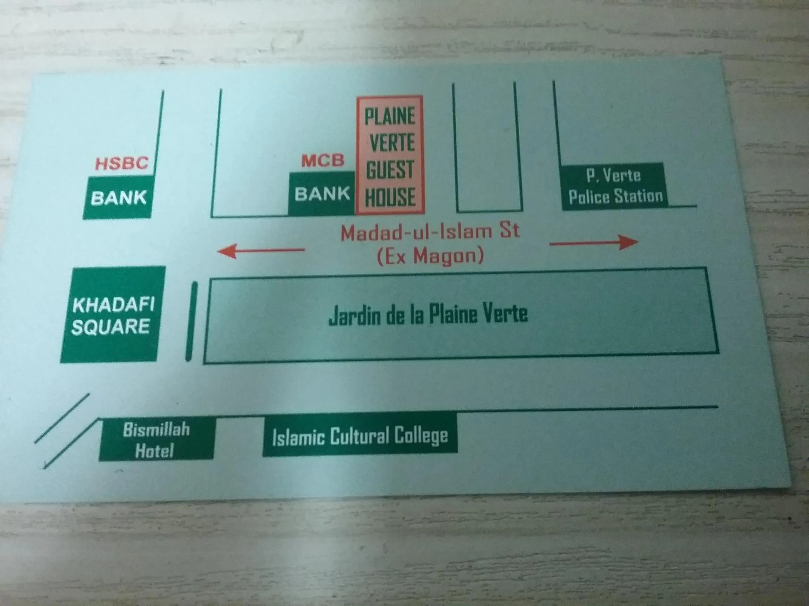 La Plaine Verte Guesthouse