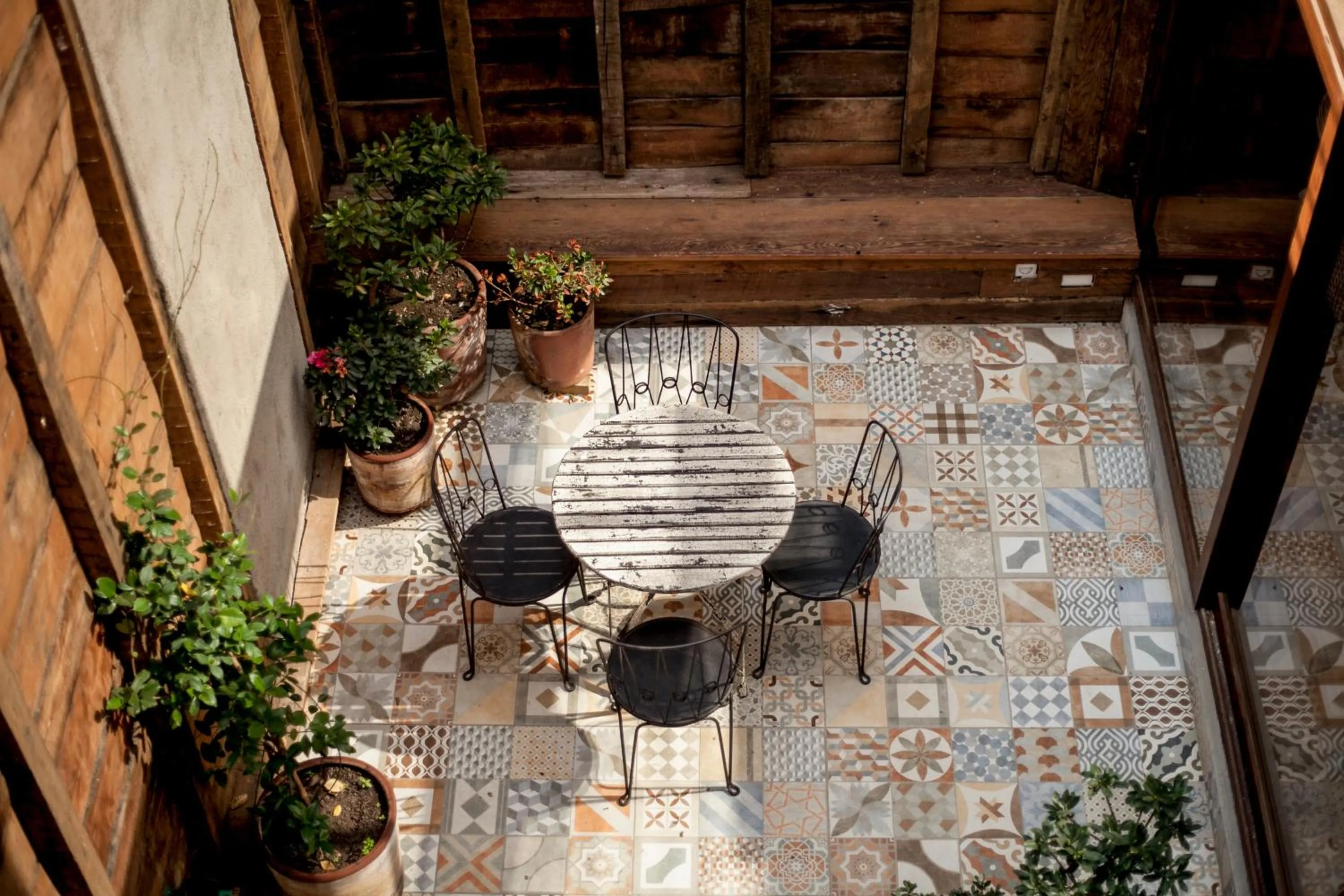 Patio in Casa Galos Hotel & Lofts