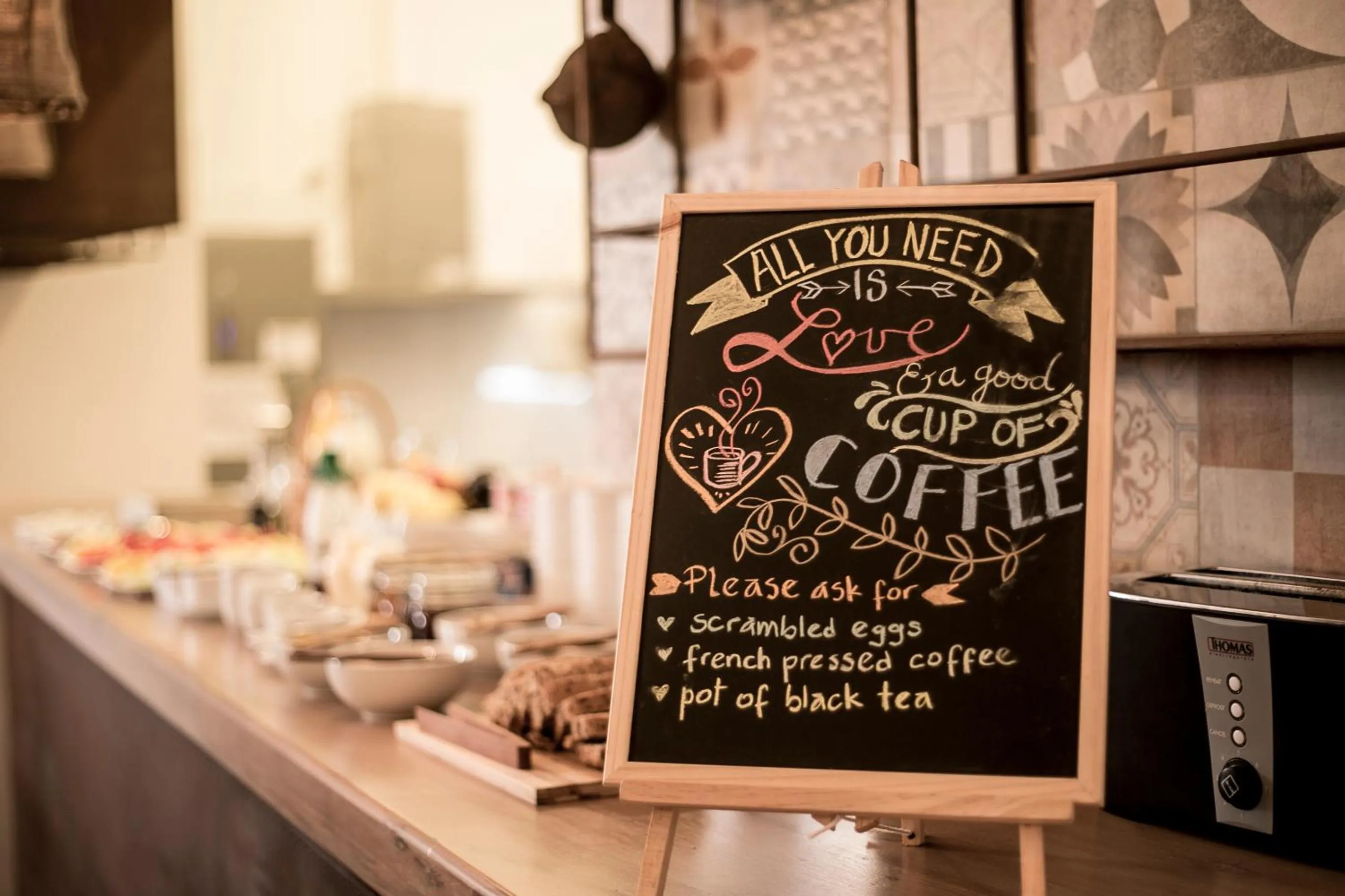 Food and drinks in Casa Galos Hotel & Lofts