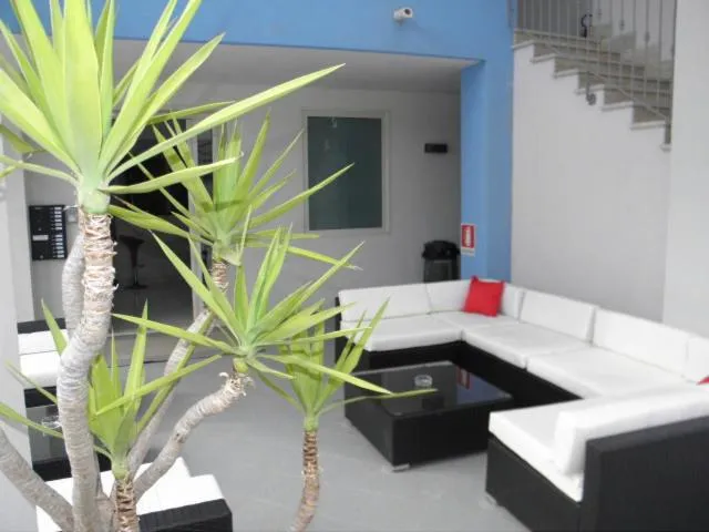 Patio in Hotel Blue Sky - San Foca