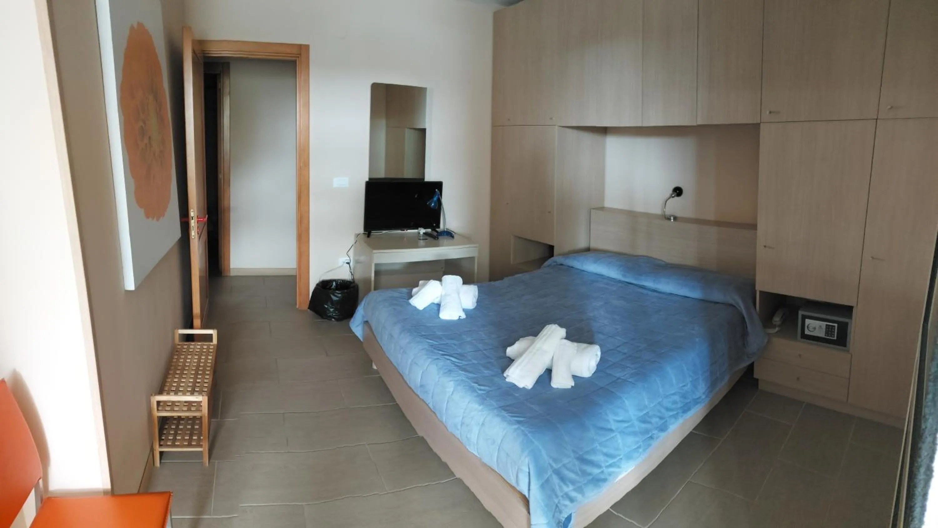 Bed in Hotel Blue Sky - San Foca