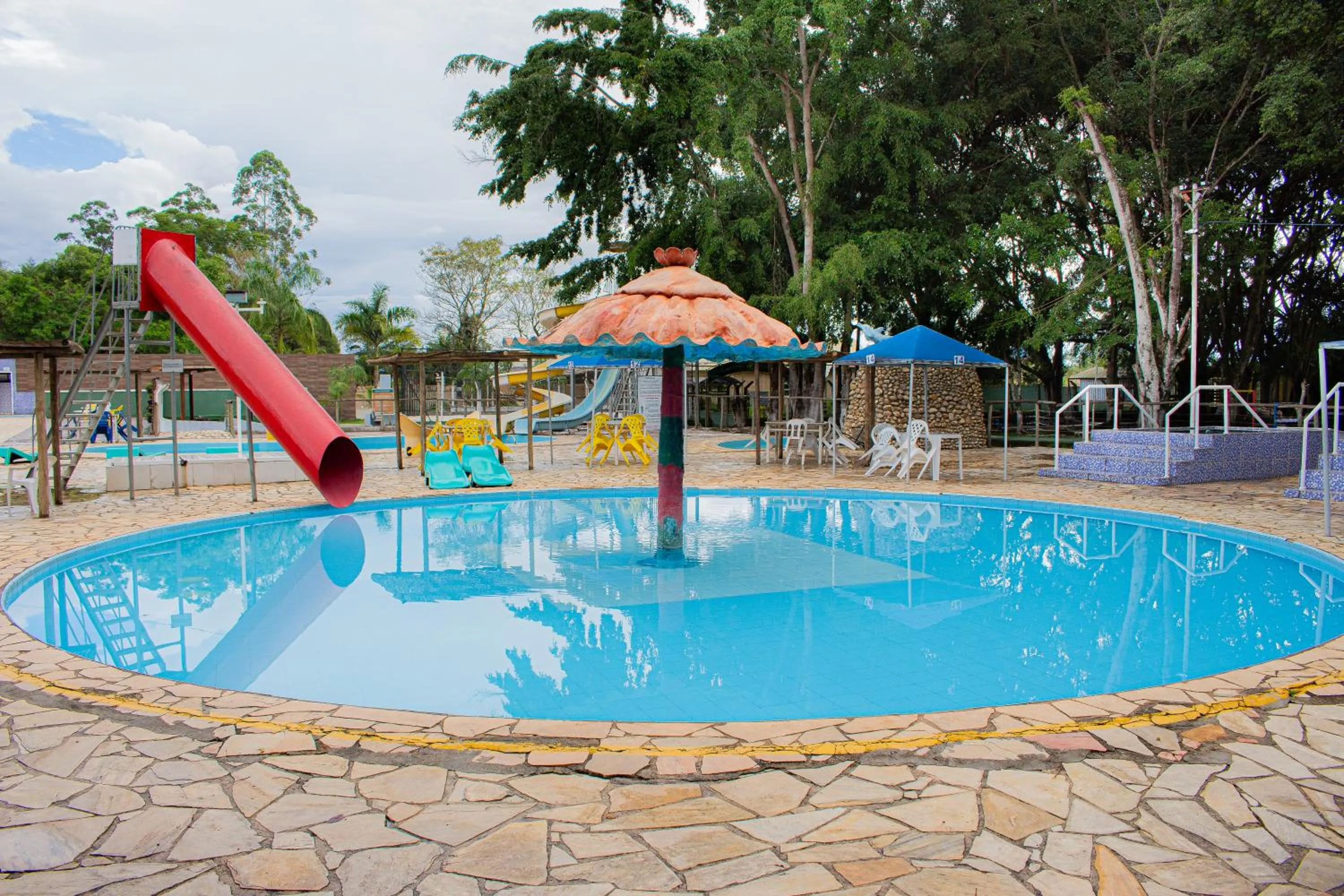Pool view in Hotel Fazenda Pé da Serra