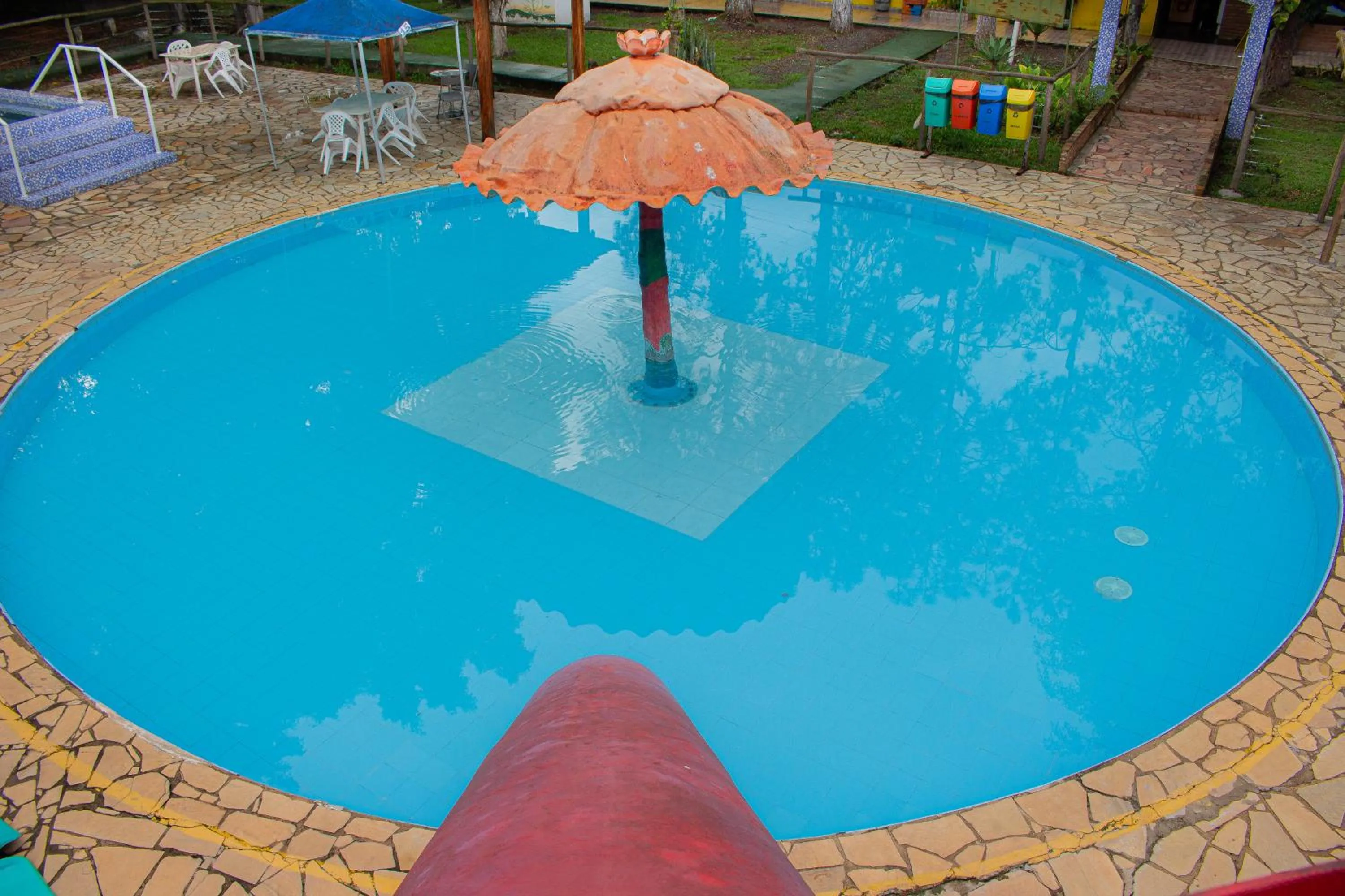 Pool view in Hotel Fazenda Pé da Serra