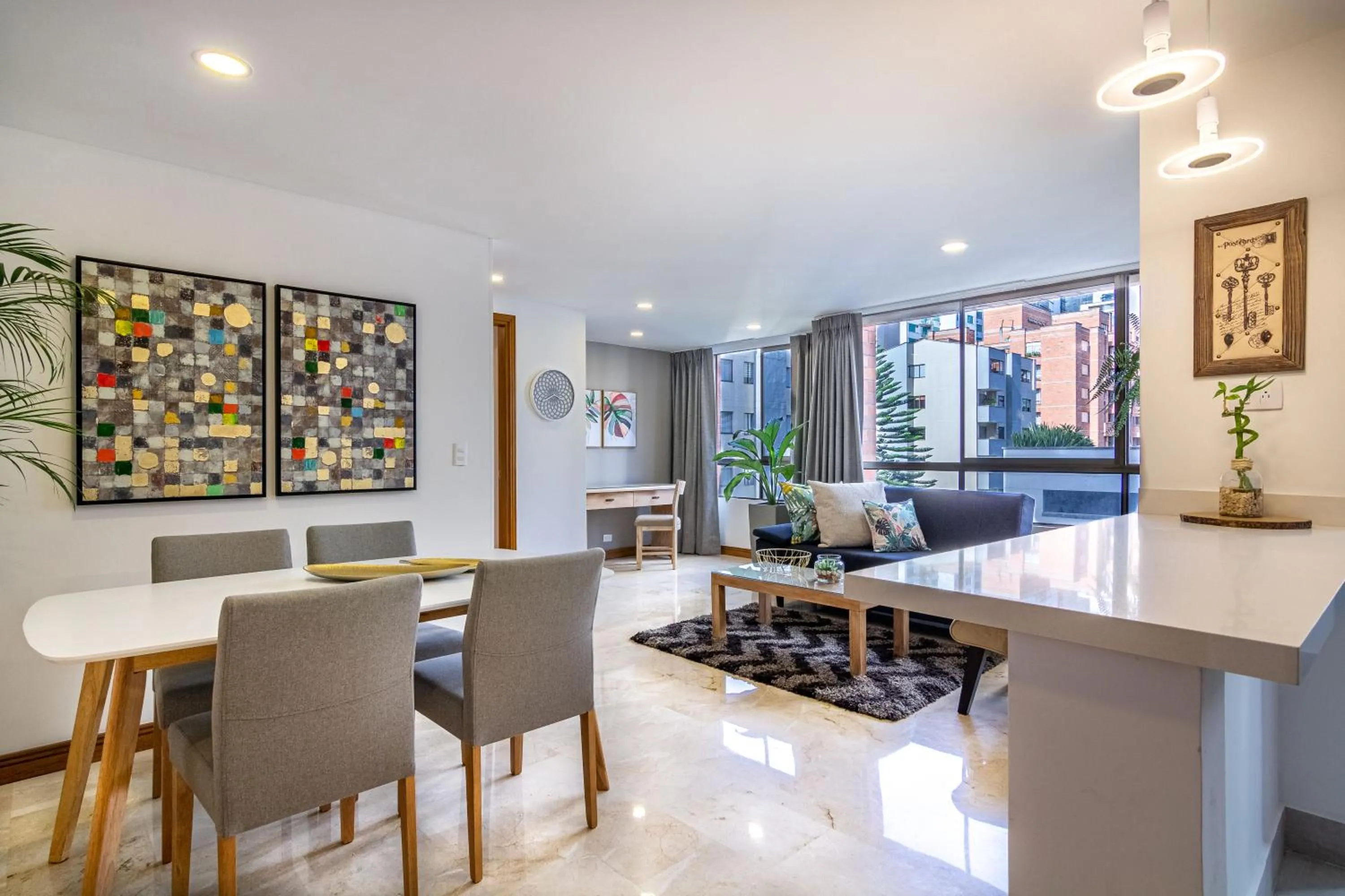 Kitchen or kitchenette in Alcazar de Oviedo by EE Hoteles