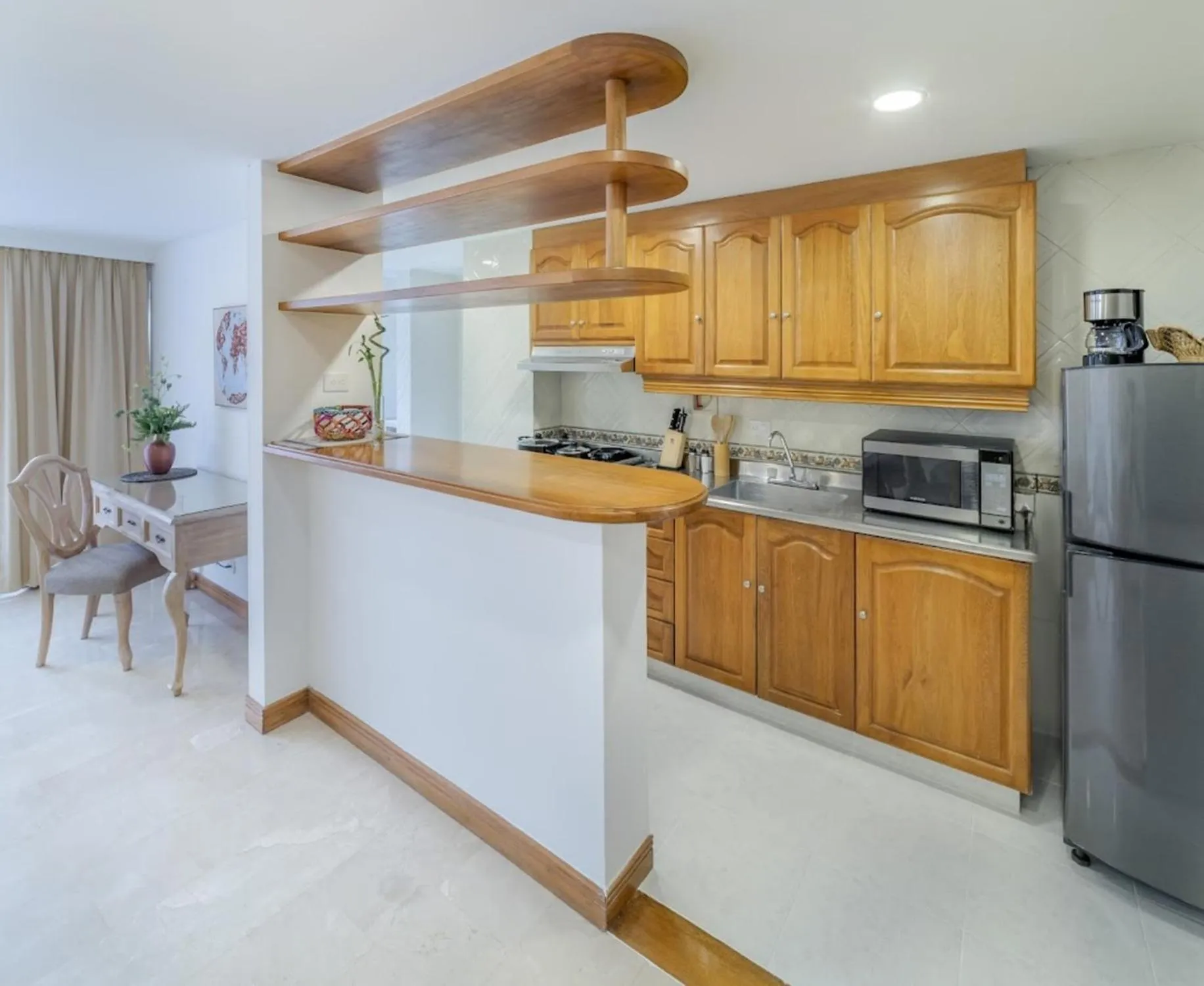 kitchen in Alcazar de Oviedo by EE Hoteles