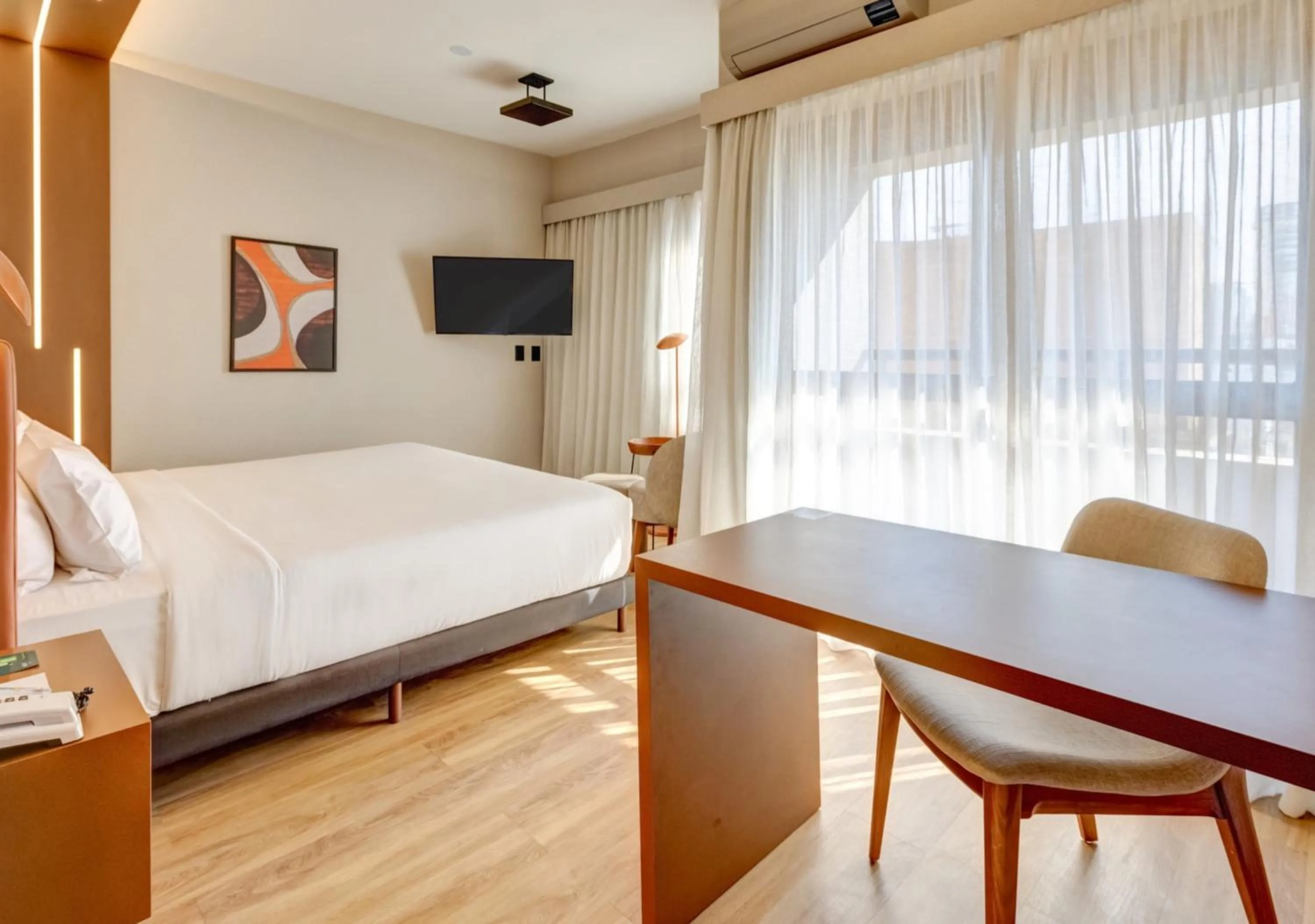 TV and multimedia, Bed in Quality Paulista (São Paulo, Jardins)