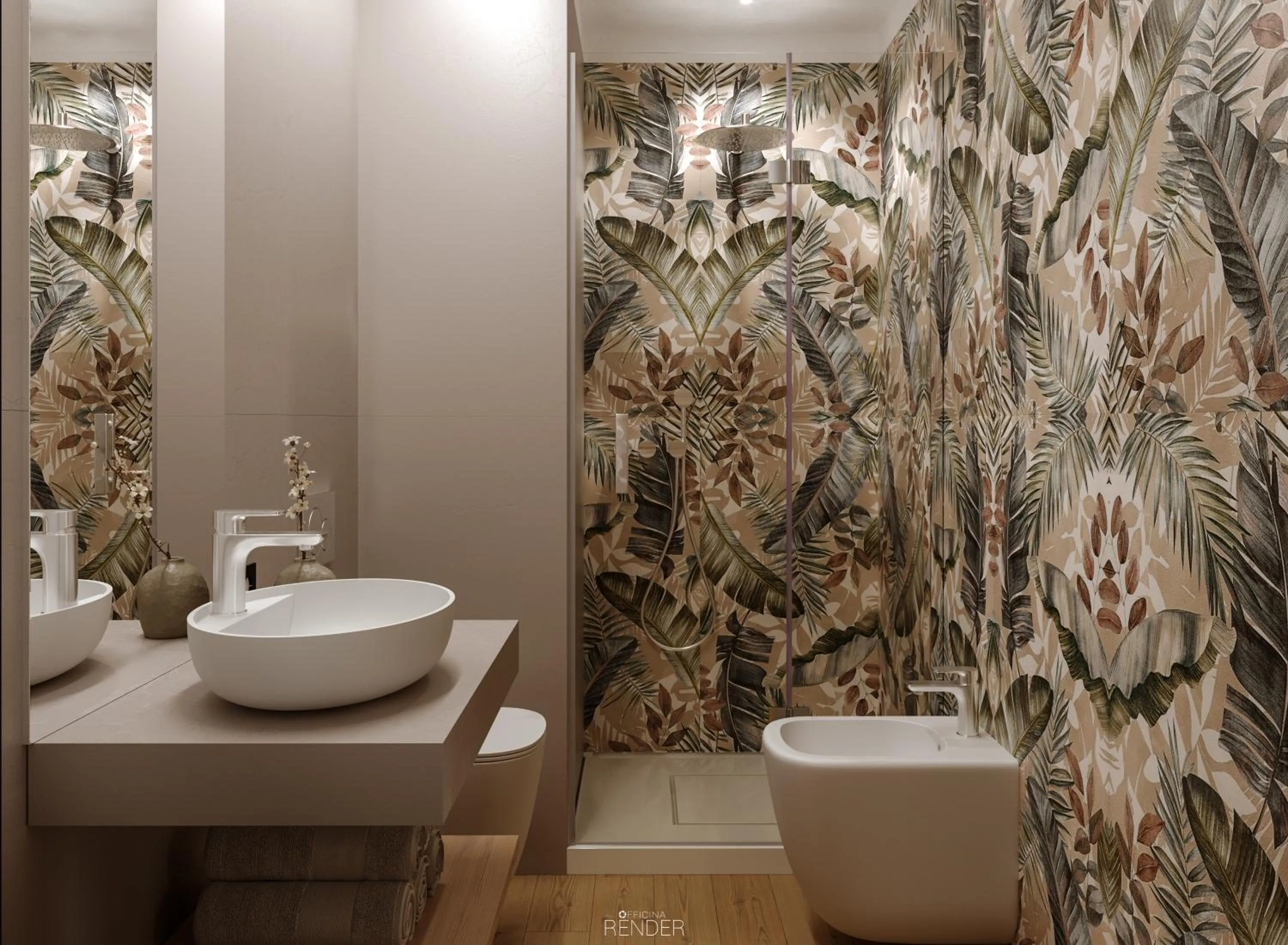 Bathroom in Hotel Palm Beach B&B SEA VIEW