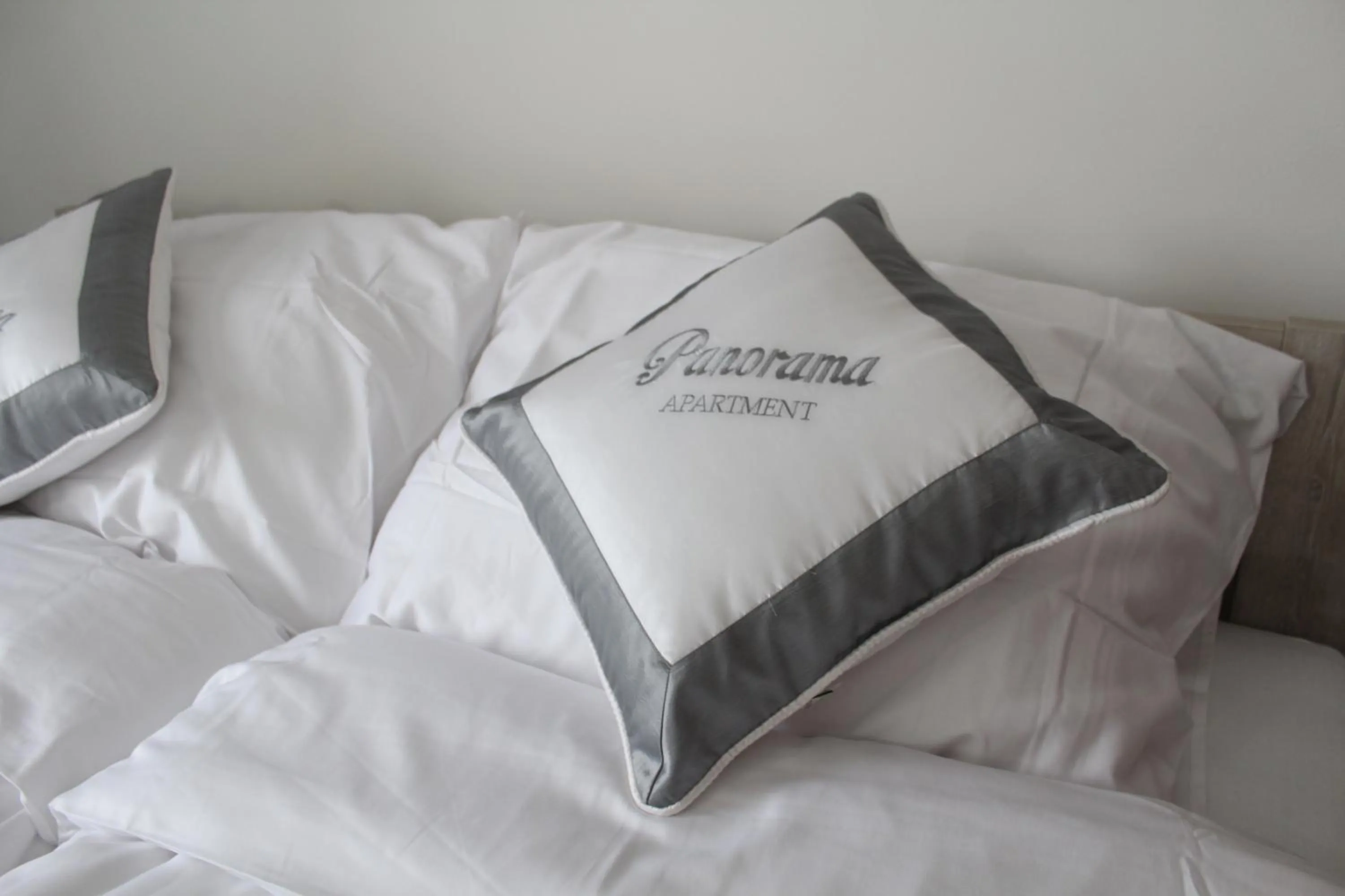 Bed in Panorama Apartments